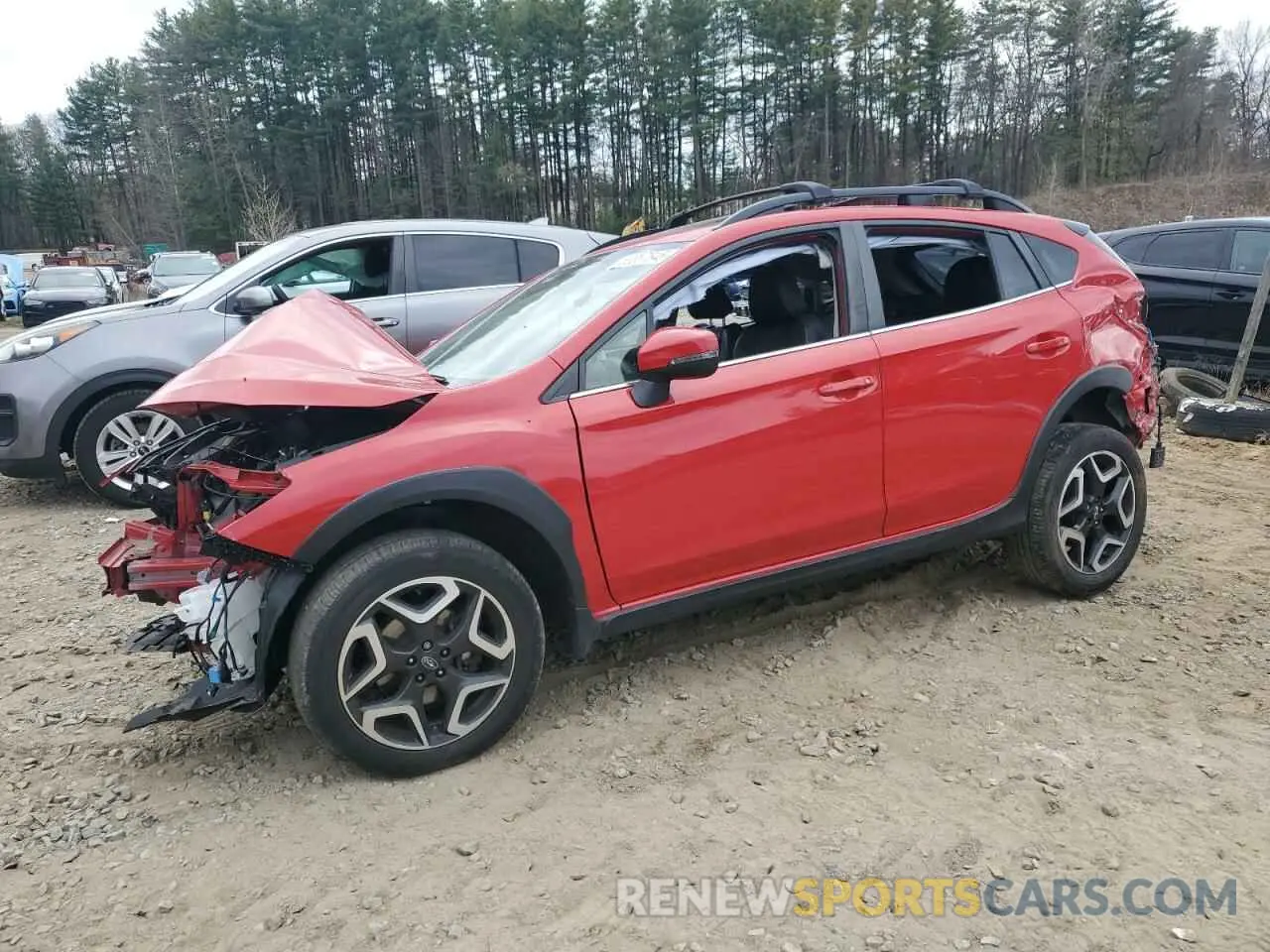 1 Photograph of a damaged car JF2GTANC4L8241954 SUBARU CROSSTREK 2020