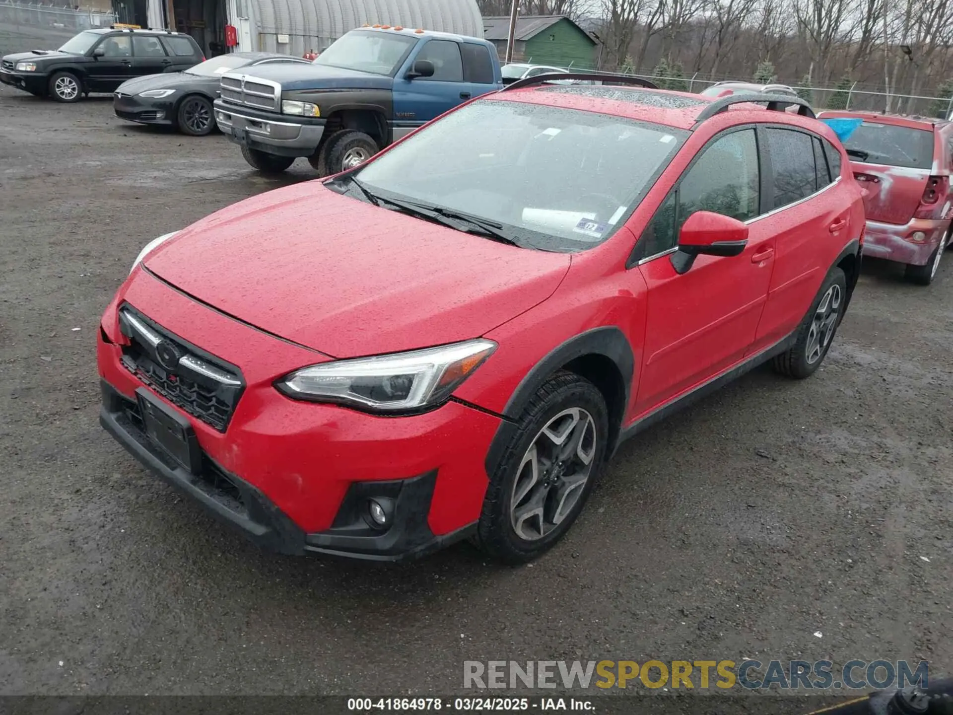 2 Photograph of a damaged car JF2GTANC4LH208873 SUBARU CROSSTREK 2020