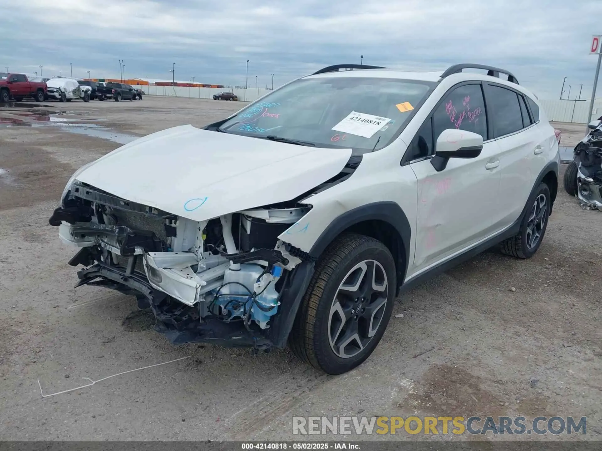 2 Photograph of a damaged car JF2GTANC5LH248587 SUBARU CROSSTREK 2020
