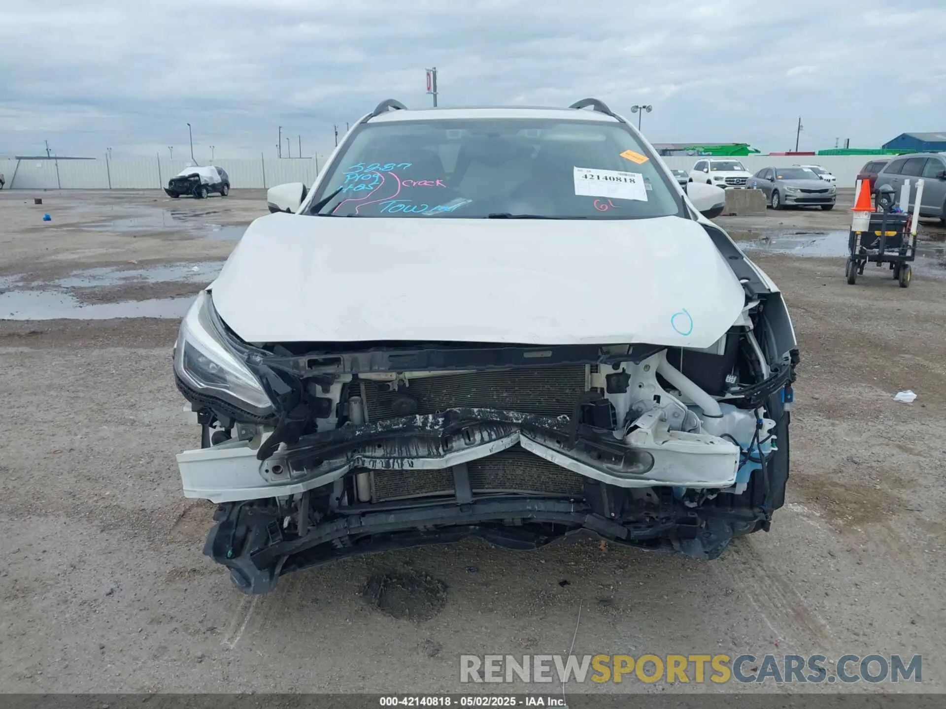 6 Photograph of a damaged car JF2GTANC5LH248587 SUBARU CROSSTREK 2020