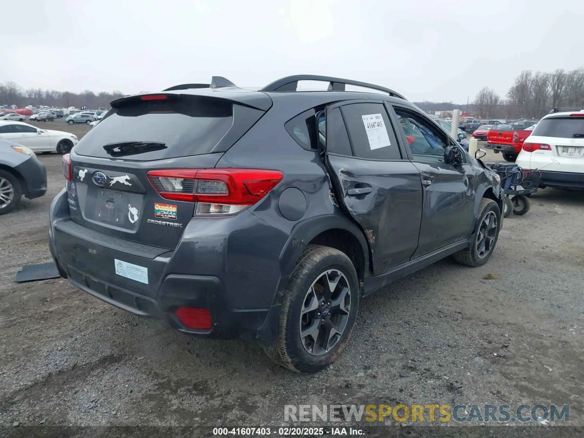 4 Photograph of a damaged car JF2GTAPC5L8272465 SUBARU CROSSTREK 2020