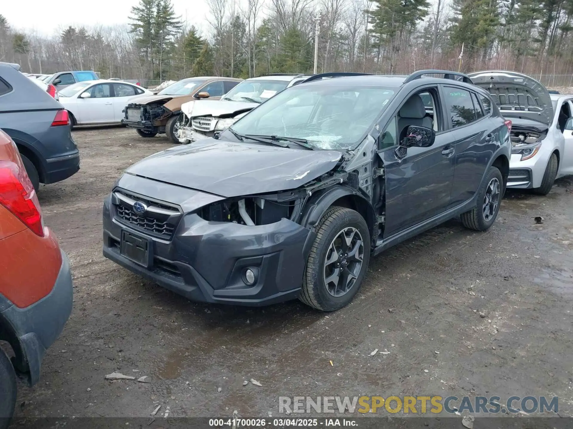 2 Photograph of a damaged car JF2GTAPC7L8250595 SUBARU CROSSTREK 2020
