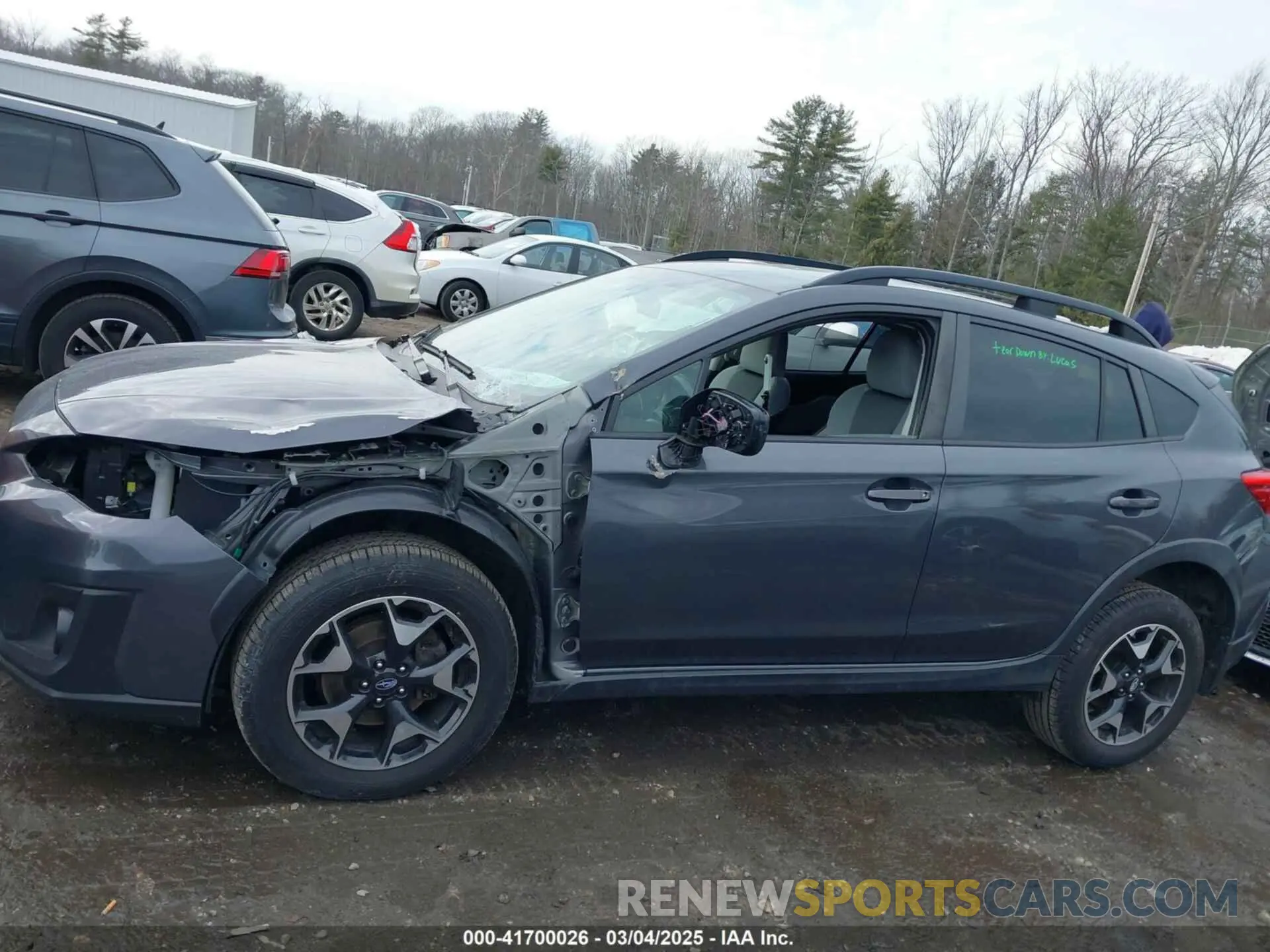 20 Photograph of a damaged car JF2GTAPC7L8250595 SUBARU CROSSTREK 2020