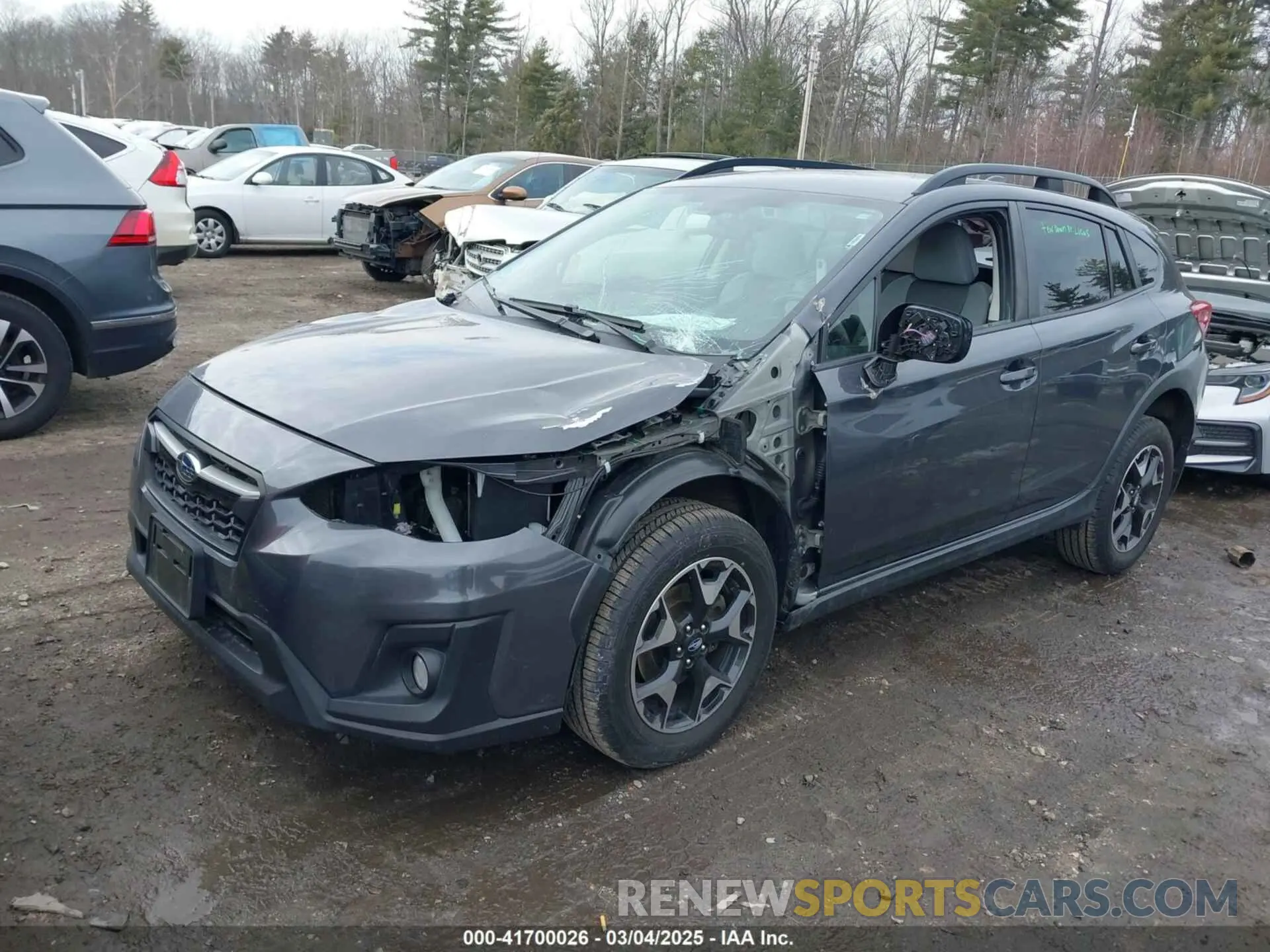6 Photograph of a damaged car JF2GTAPC7L8250595 SUBARU CROSSTREK 2020