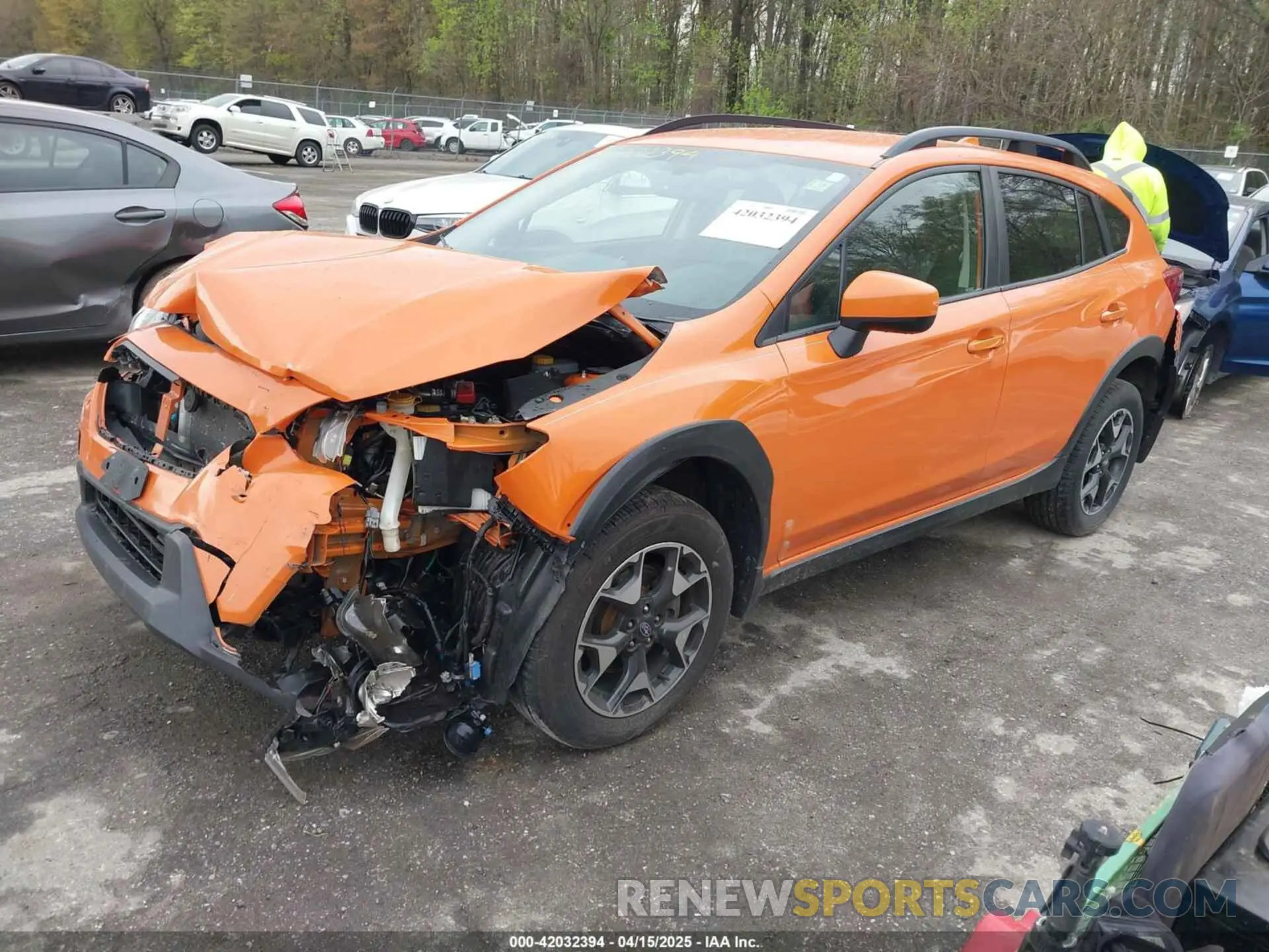 2 Photograph of a damaged car JF2GTAPC8LH201888 SUBARU CROSSTREK 2020