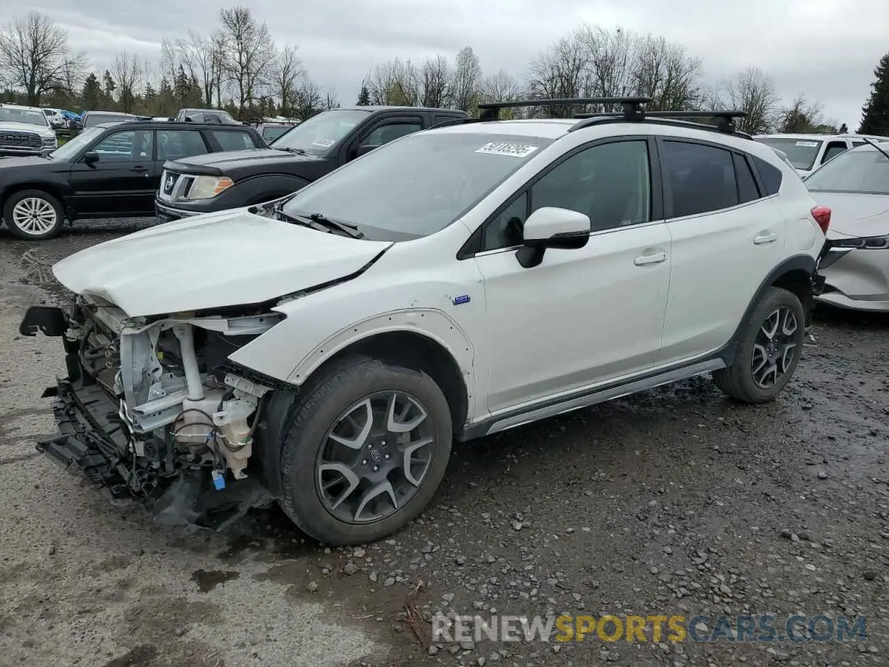1 Photograph of a damaged car JF2GTDEC6LH283740 SUBARU CROSSTREK 2020