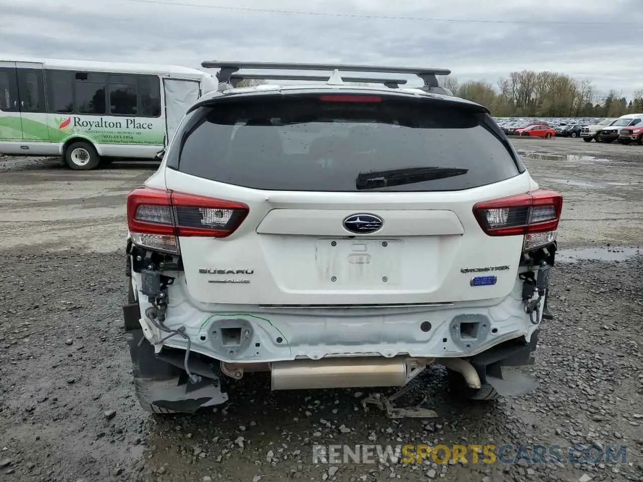 6 Photograph of a damaged car JF2GTDEC6LH283740 SUBARU CROSSTREK 2020