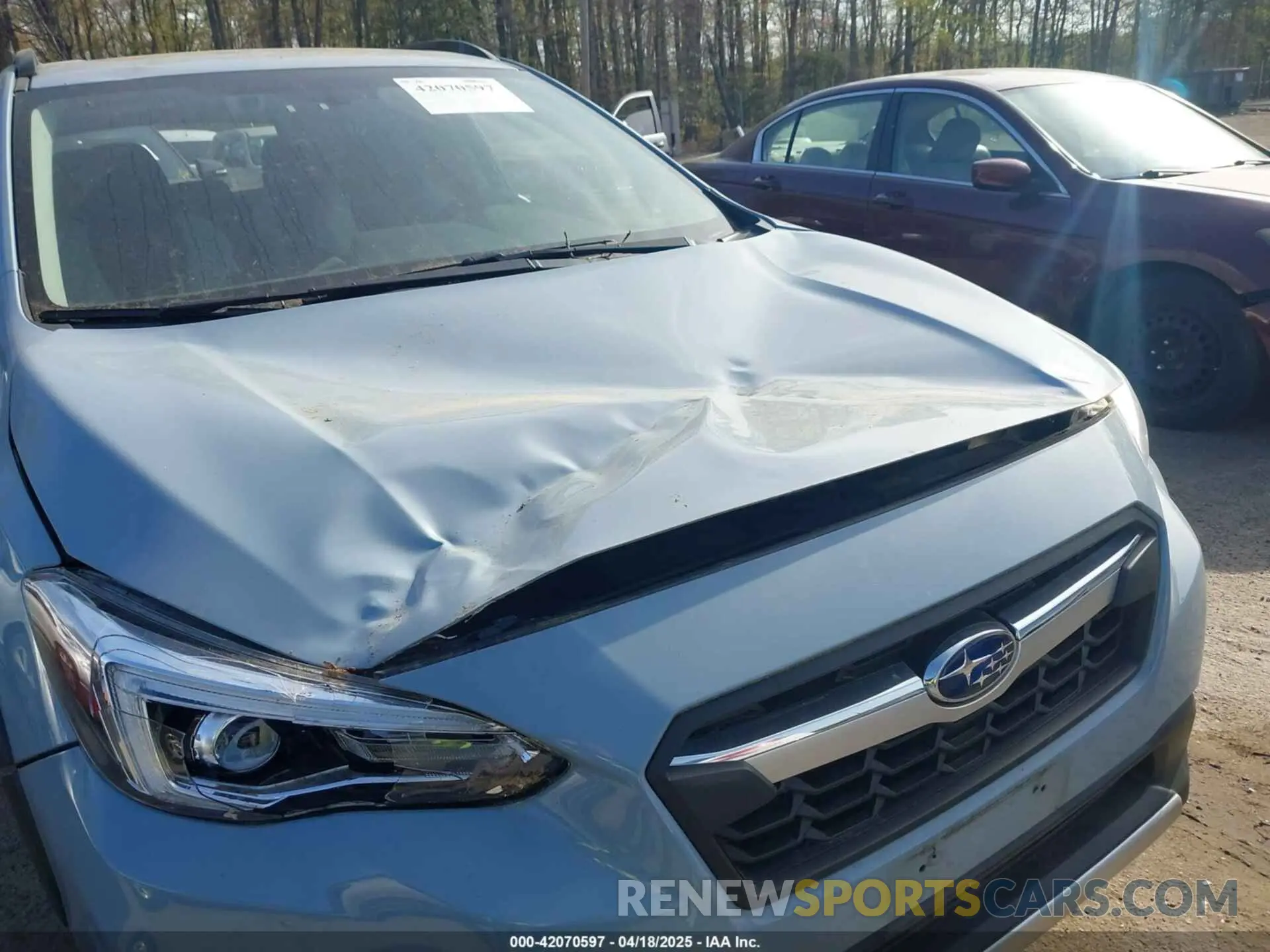 6 Photograph of a damaged car JF2GTDNC3LH283243 SUBARU CROSSTREK 2020