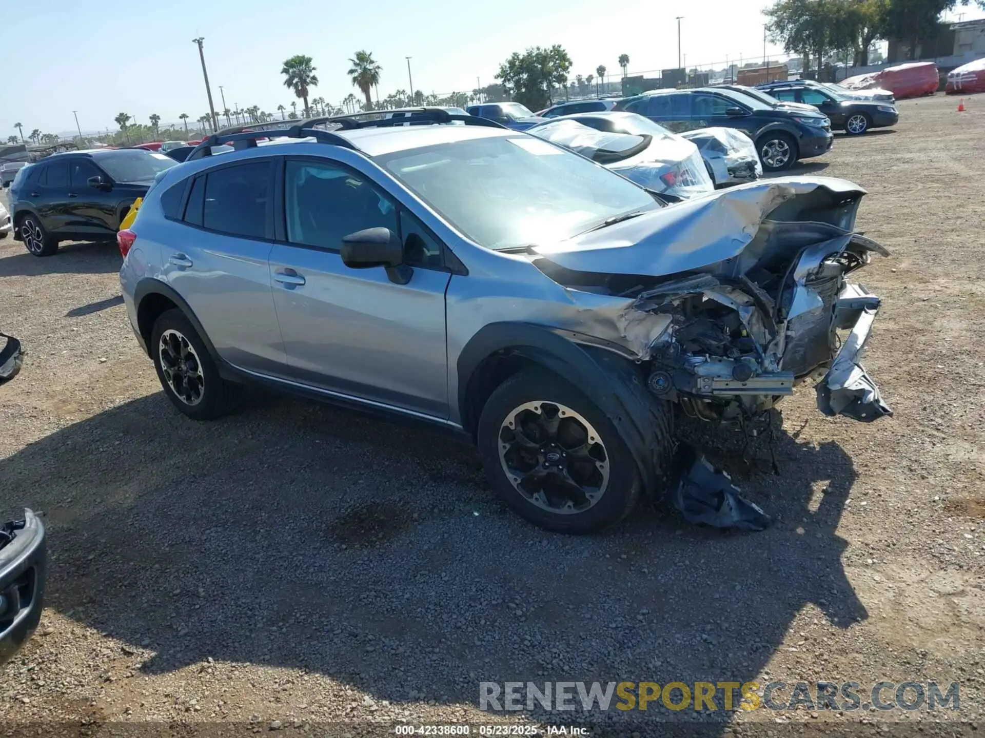 1 Photograph of a damaged car JF2GTAAC1M9308561 SUBARU CROSSTREK 2021