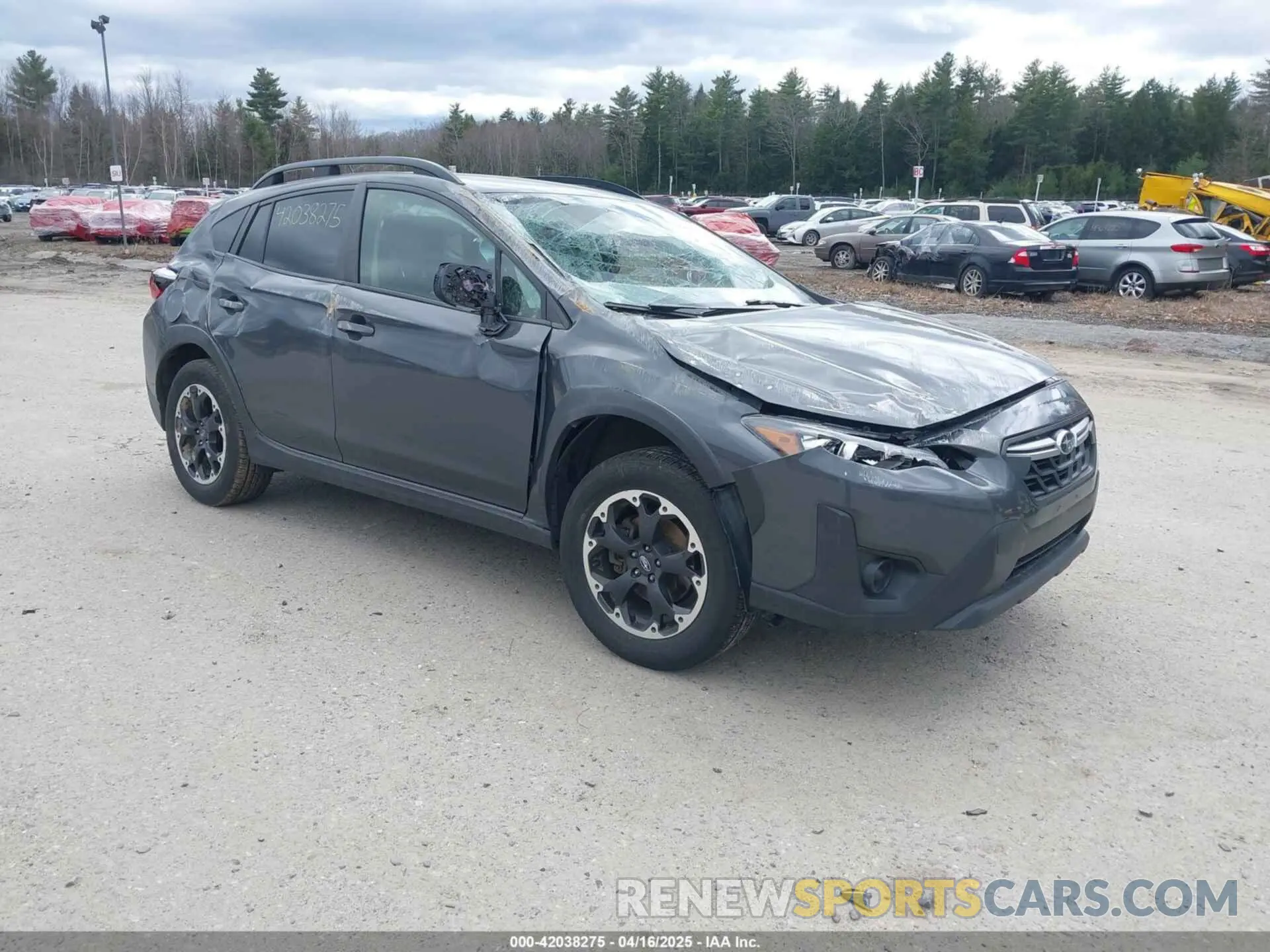 1 Photograph of a damaged car JF2GTAAC2M9315793 SUBARU CROSSTREK 2021