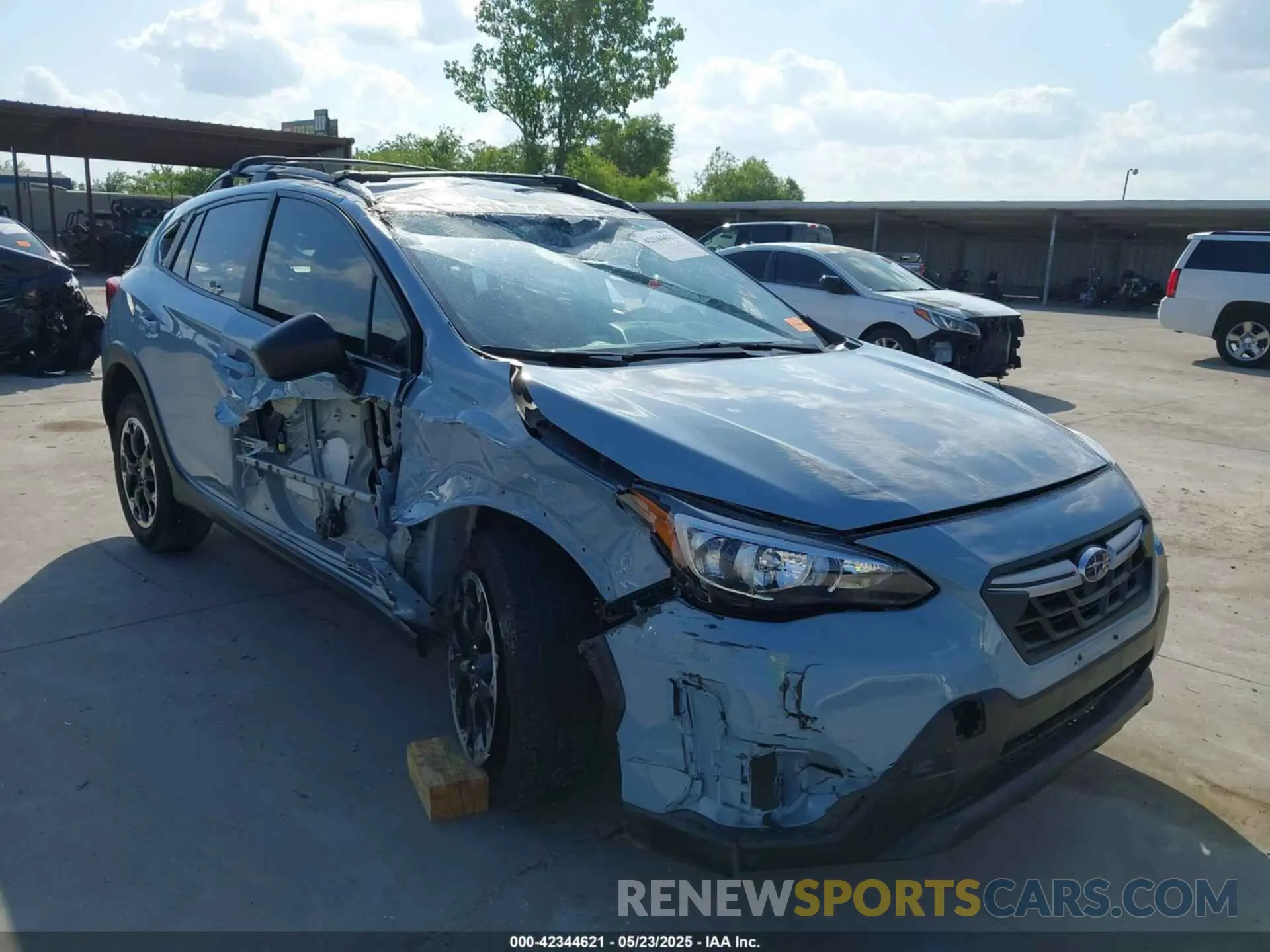 1 Photograph of a damaged car JF2GTAAC3M9684887 SUBARU CROSSTREK 2021