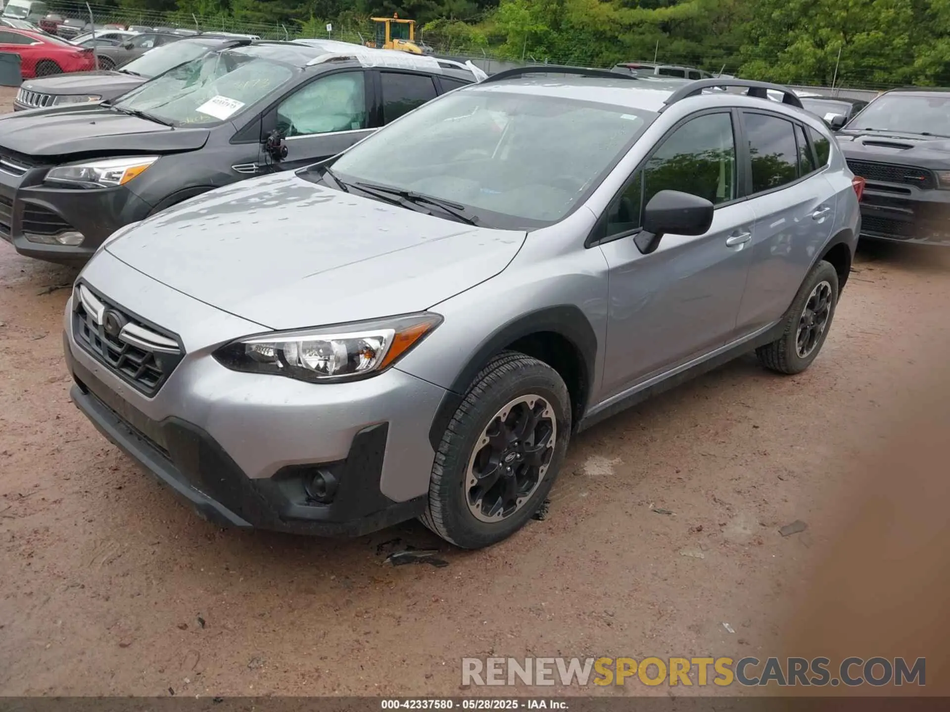 2 Photograph of a damaged car JF2GTAAC9M9393651 SUBARU CROSSTREK 2021