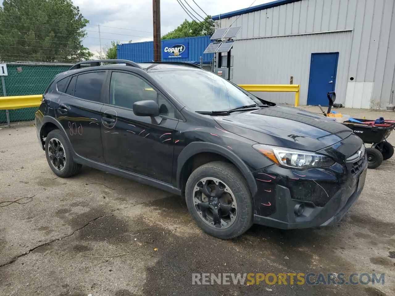 4 Photograph of a damaged car JF2GTABC1M8338342 SUBARU CROSSTREK 2021