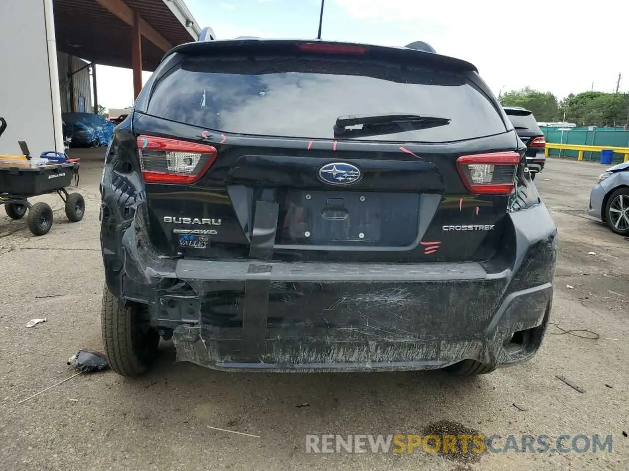 6 Photograph of a damaged car JF2GTABC1M8338342 SUBARU CROSSTREK 2021
