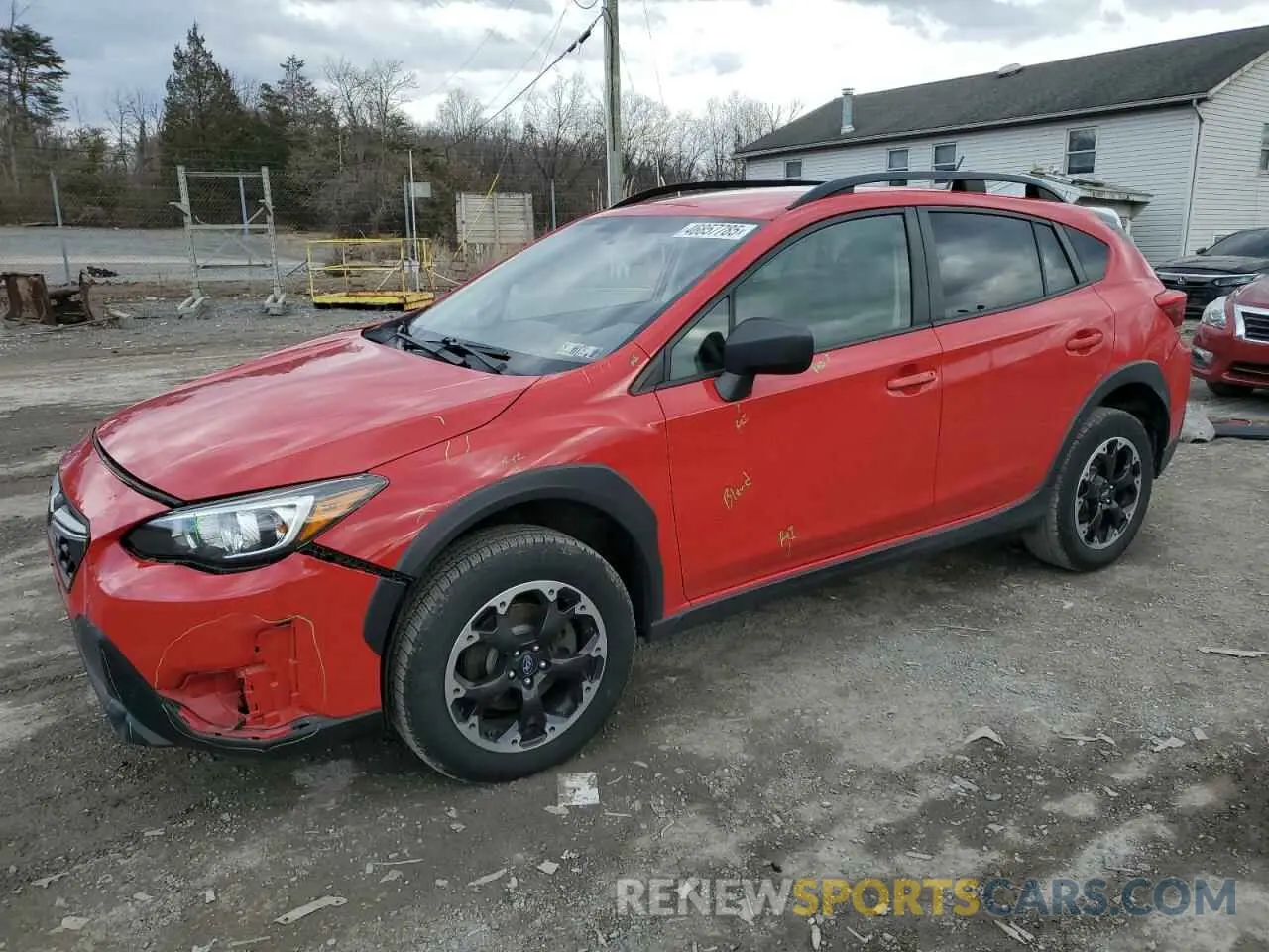 1 Photograph of a damaged car JF2GTABC2MH206240 SUBARU CROSSTREK 2021