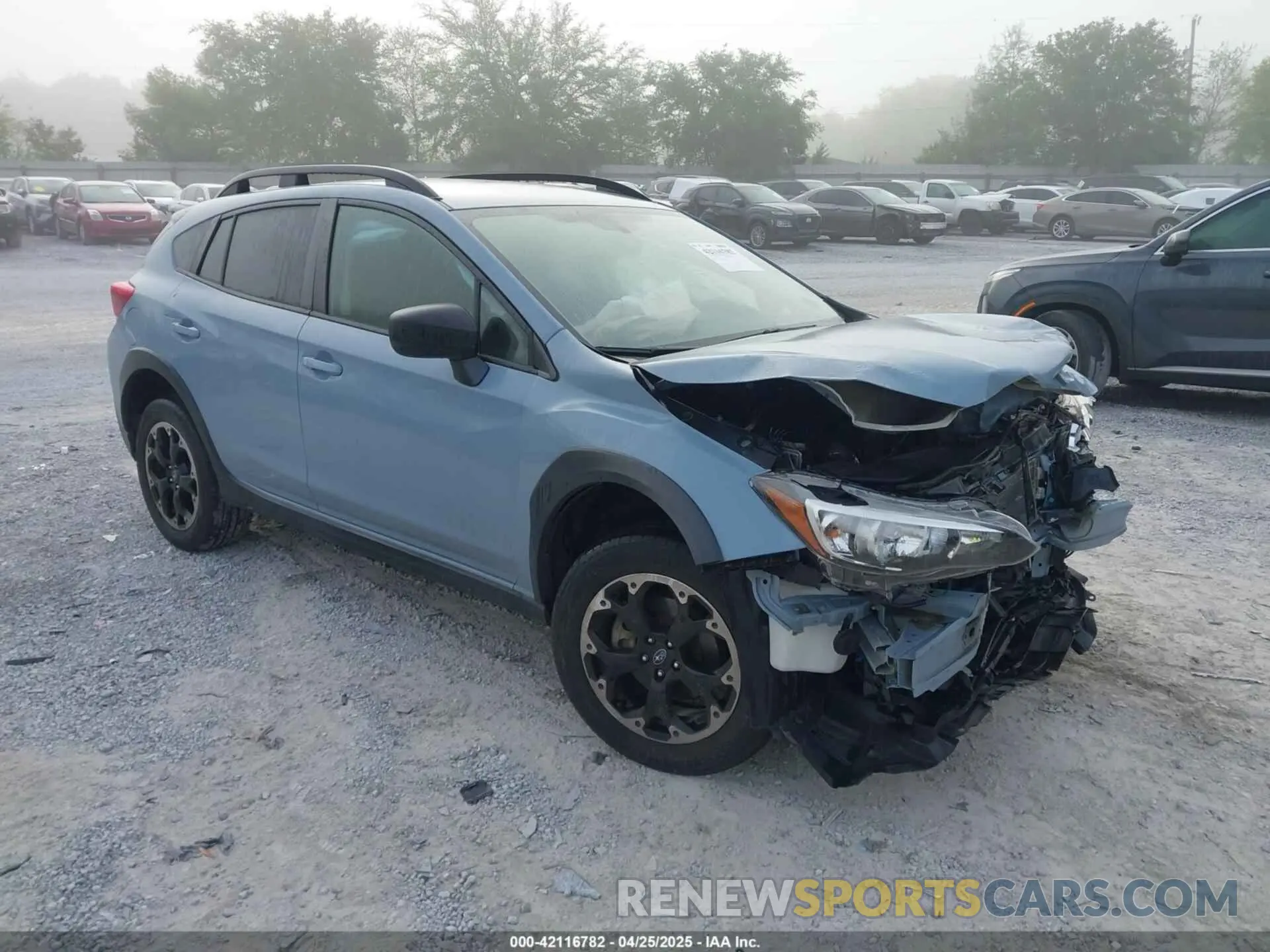 1 Photograph of a damaged car JF2GTABC5M8397166 SUBARU CROSSTREK 2021