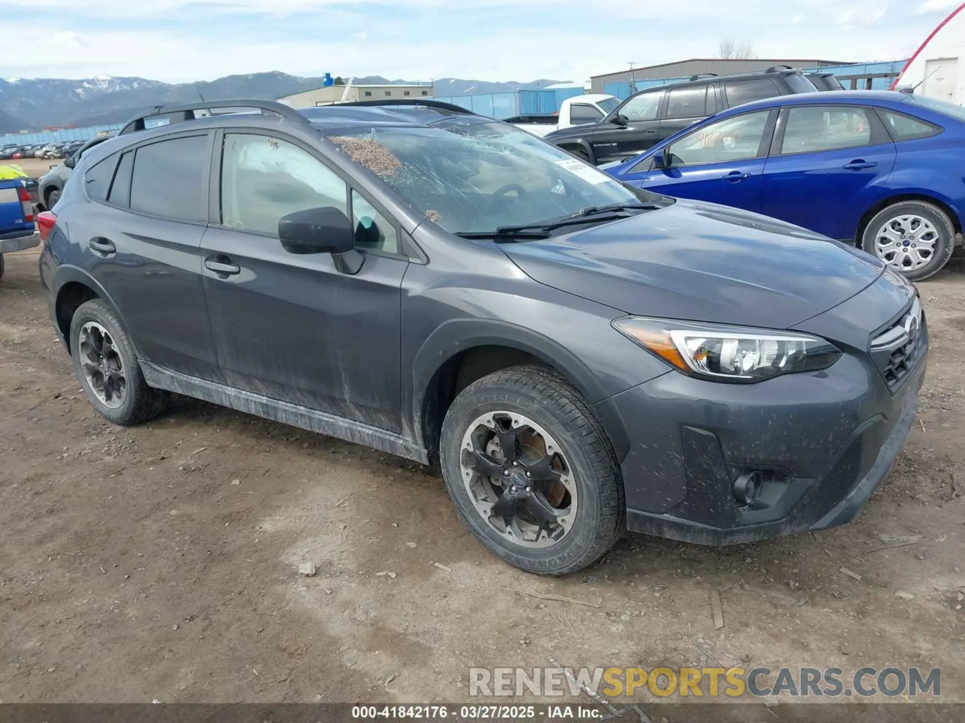 1 Photograph of a damaged car JF2GTABC6M8681776 SUBARU CROSSTREK 2021