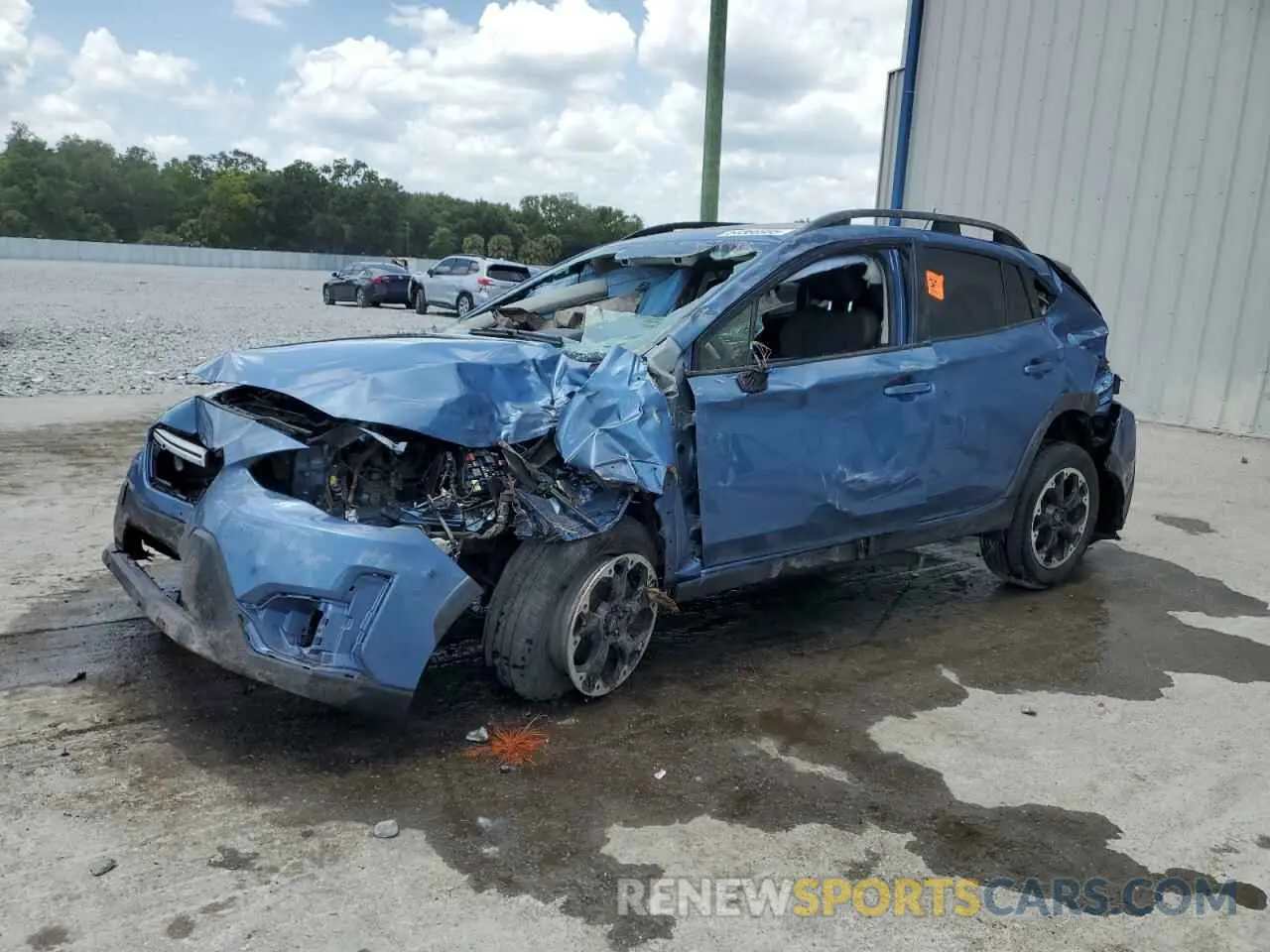 1 Photograph of a damaged car JF2GTABC6MH202367 SUBARU CROSSTREK 2021