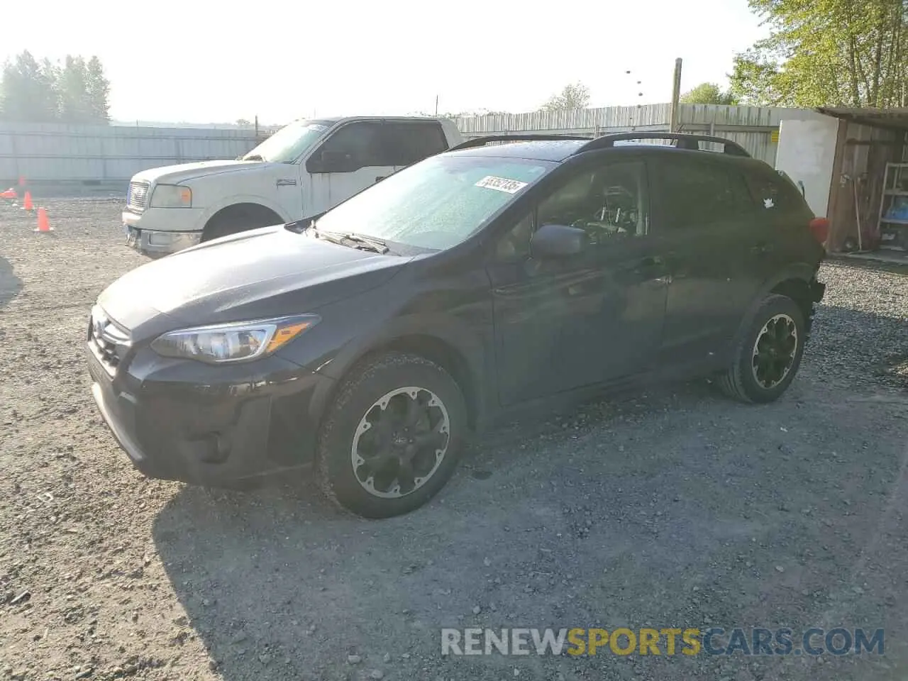 1 Photograph of a damaged car JF2GTABC7MH204323 SUBARU CROSSTREK 2021