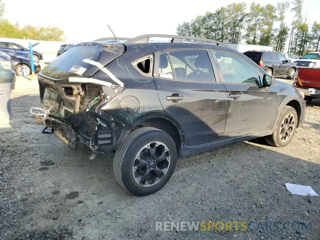 3 Photograph of a damaged car JF2GTABC7MH204323 SUBARU CROSSTREK 2021