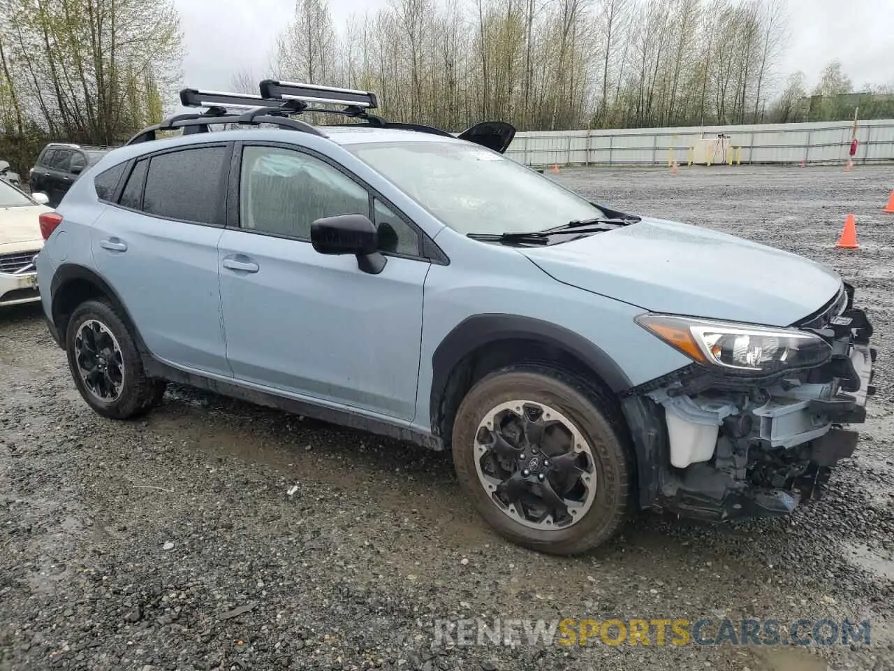 4 Photograph of a damaged car JF2GTABC8MH392740 SUBARU CROSSTREK 2021