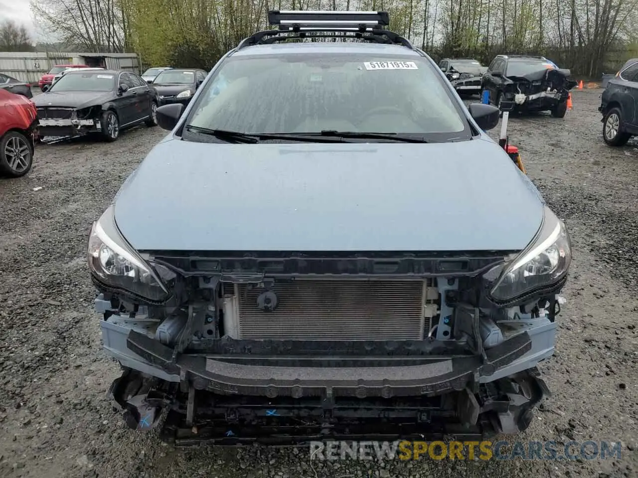 5 Photograph of a damaged car JF2GTABC8MH392740 SUBARU CROSSTREK 2021