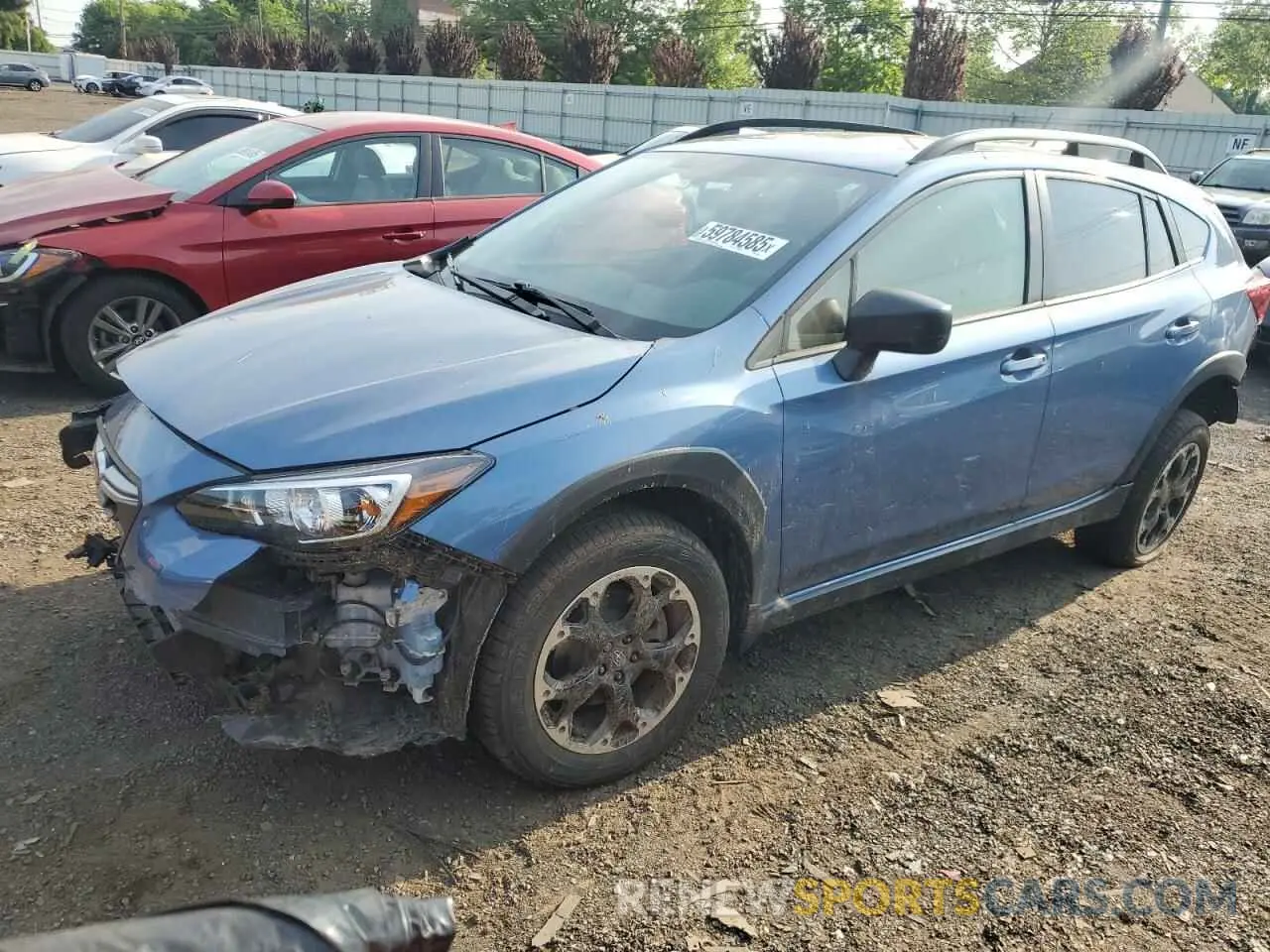 1 Photograph of a damaged car JF2GTABC9MH310689 SUBARU CROSSTREK 2021