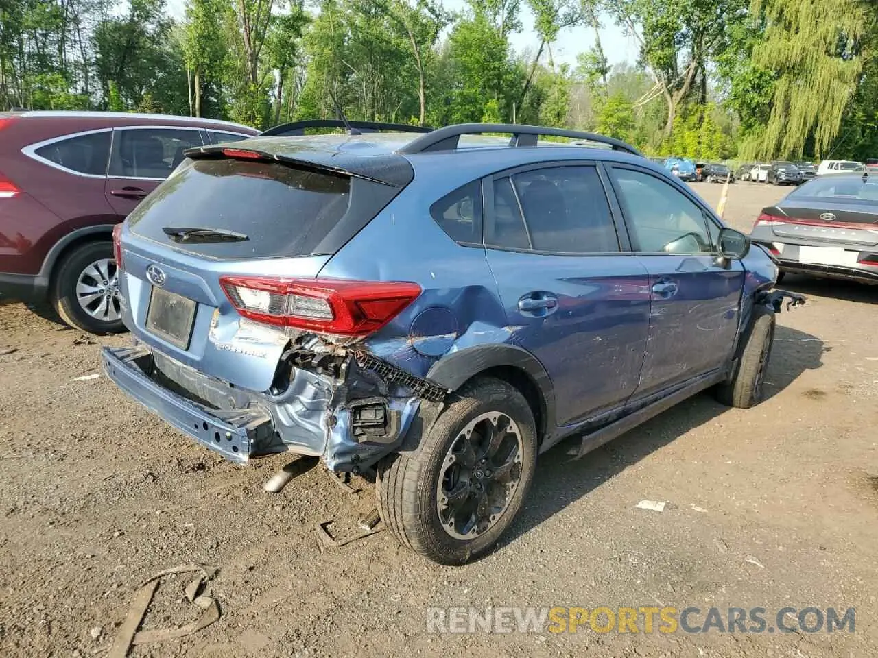 3 Photograph of a damaged car JF2GTABC9MH310689 SUBARU CROSSTREK 2021