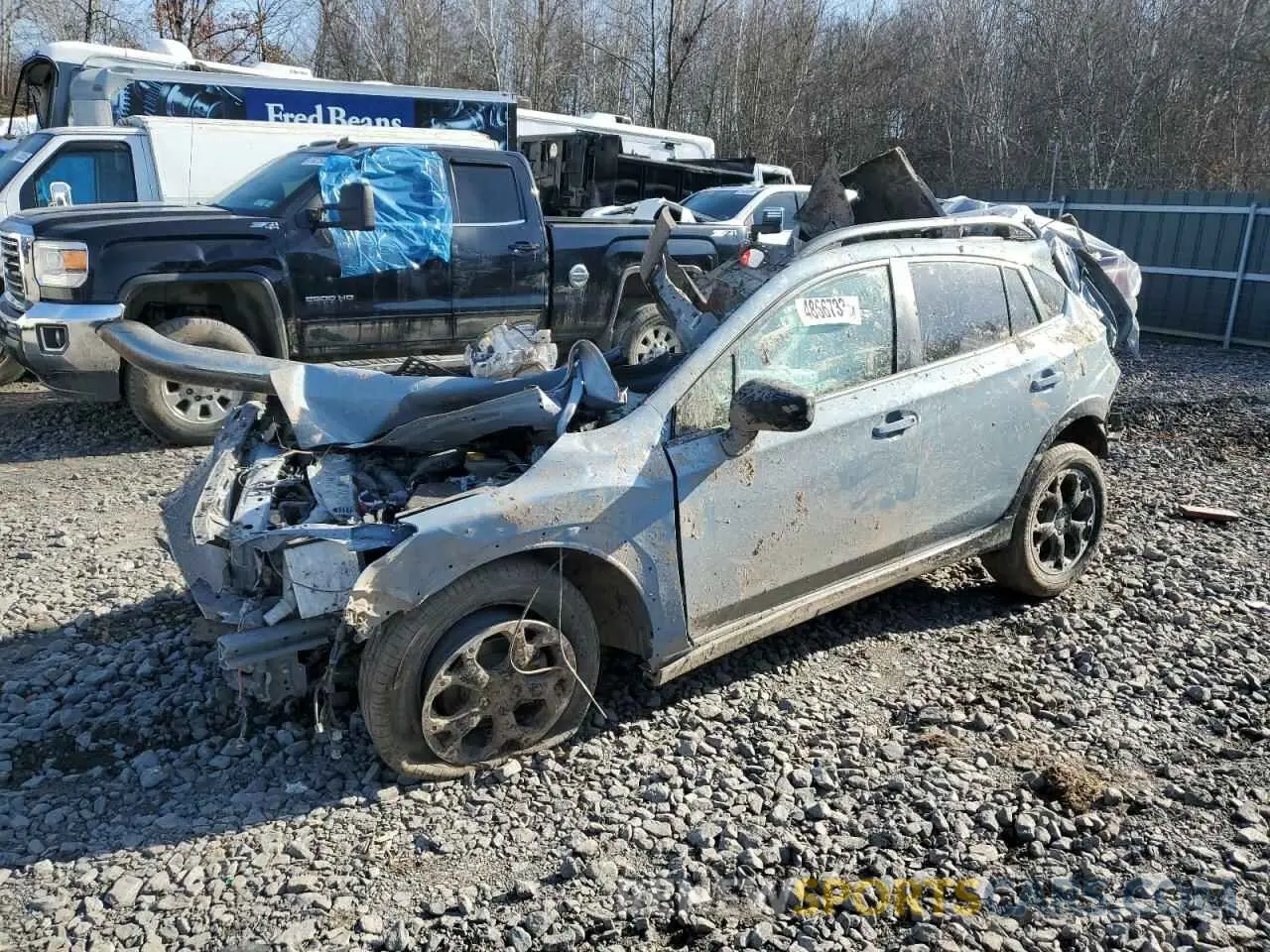 1 Photograph of a damaged car JF2GTABCXM8289867 SUBARU CROSSTREK 2021