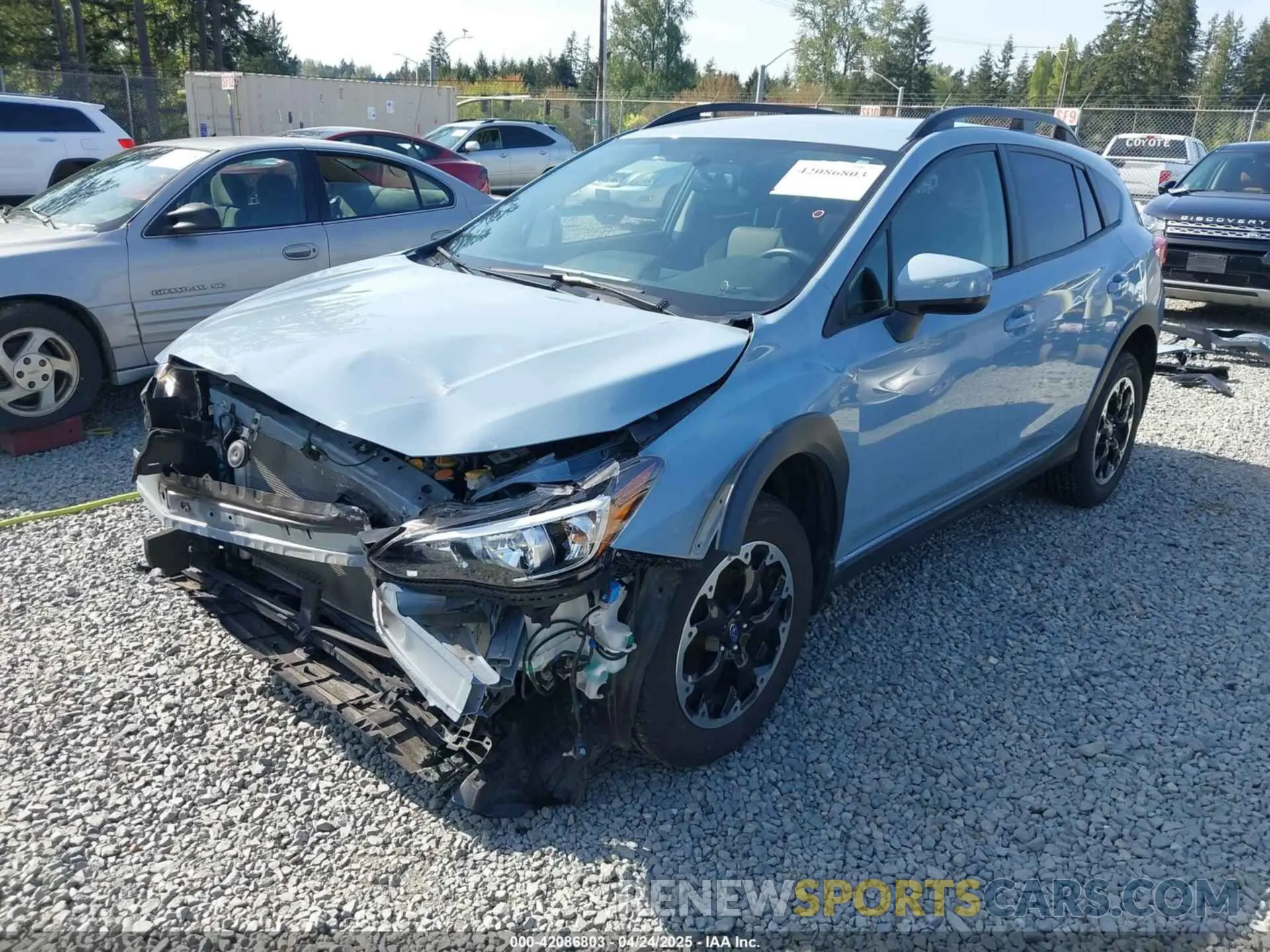 2 Photograph of a damaged car JF2GTACC3M9657914 SUBARU CROSSTREK 2021