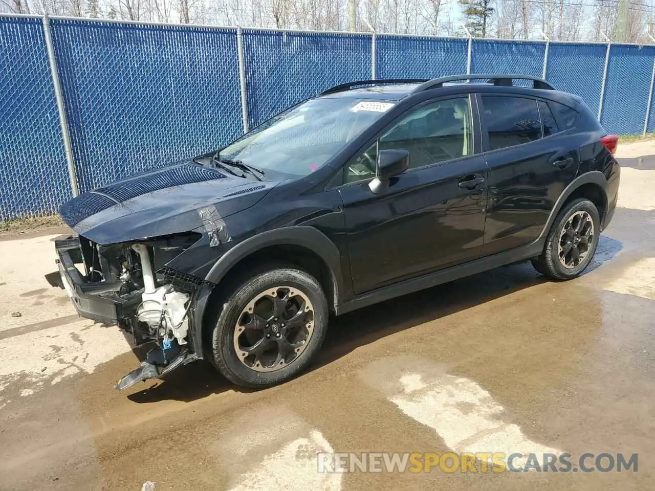 1 Photograph of a damaged car JF2GTACC5M9236308 SUBARU CROSSTREK 2021