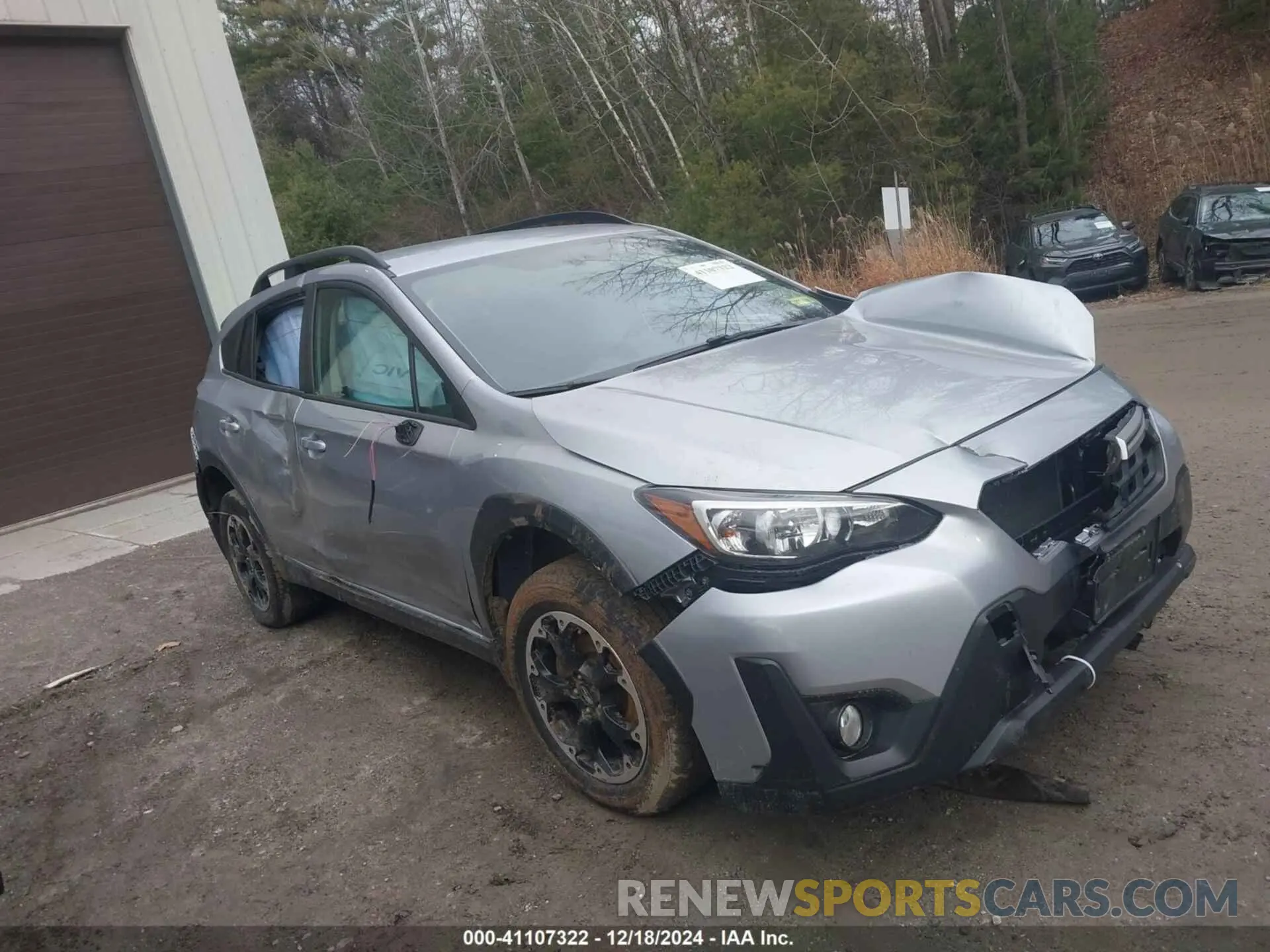 1 Photograph of a damaged car JF2GTACC5MG364110 SUBARU CROSSTREK 2021