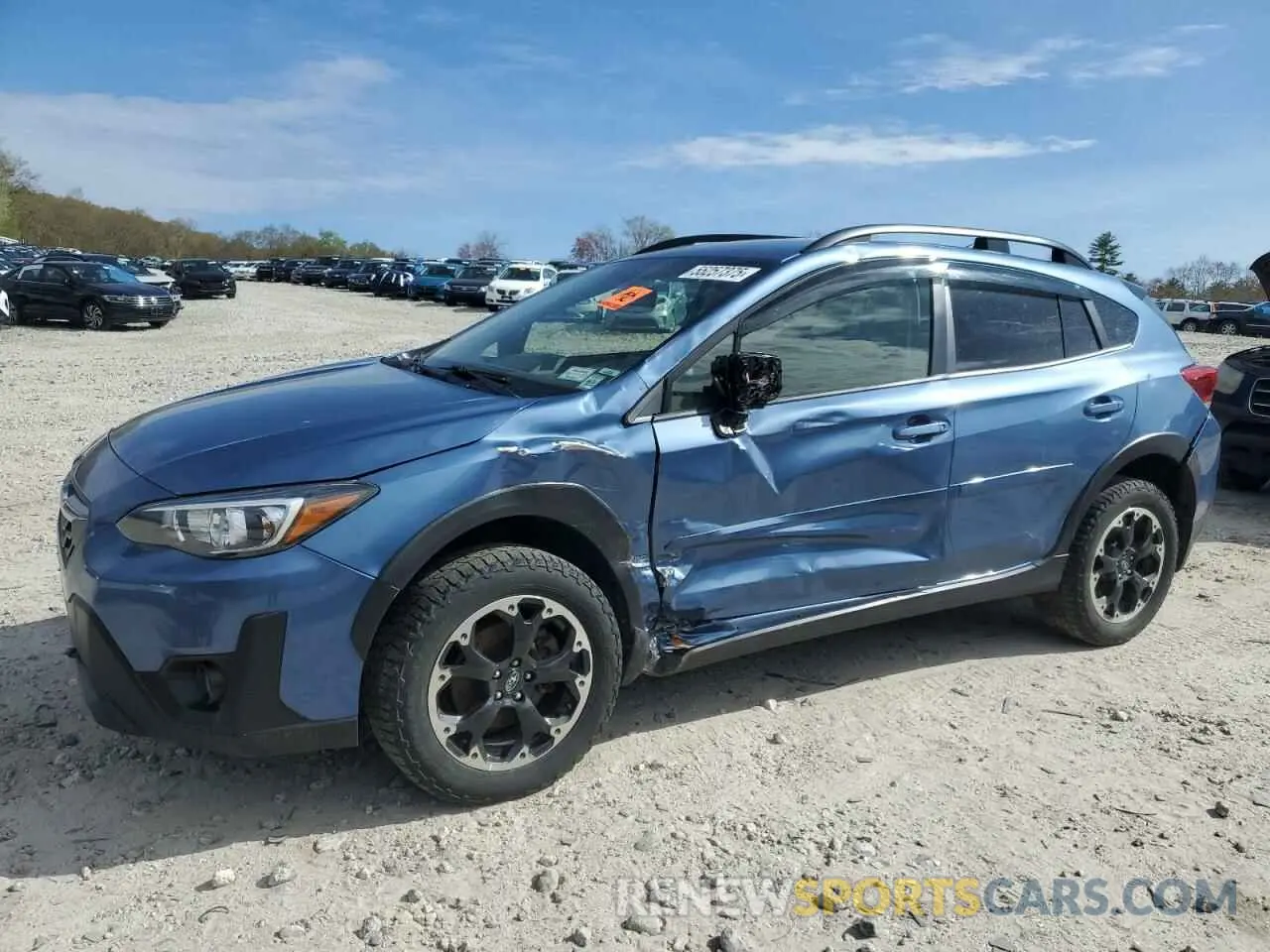 1 Photograph of a damaged car JF2GTACC9MG680688 SUBARU CROSSTREK 2021
