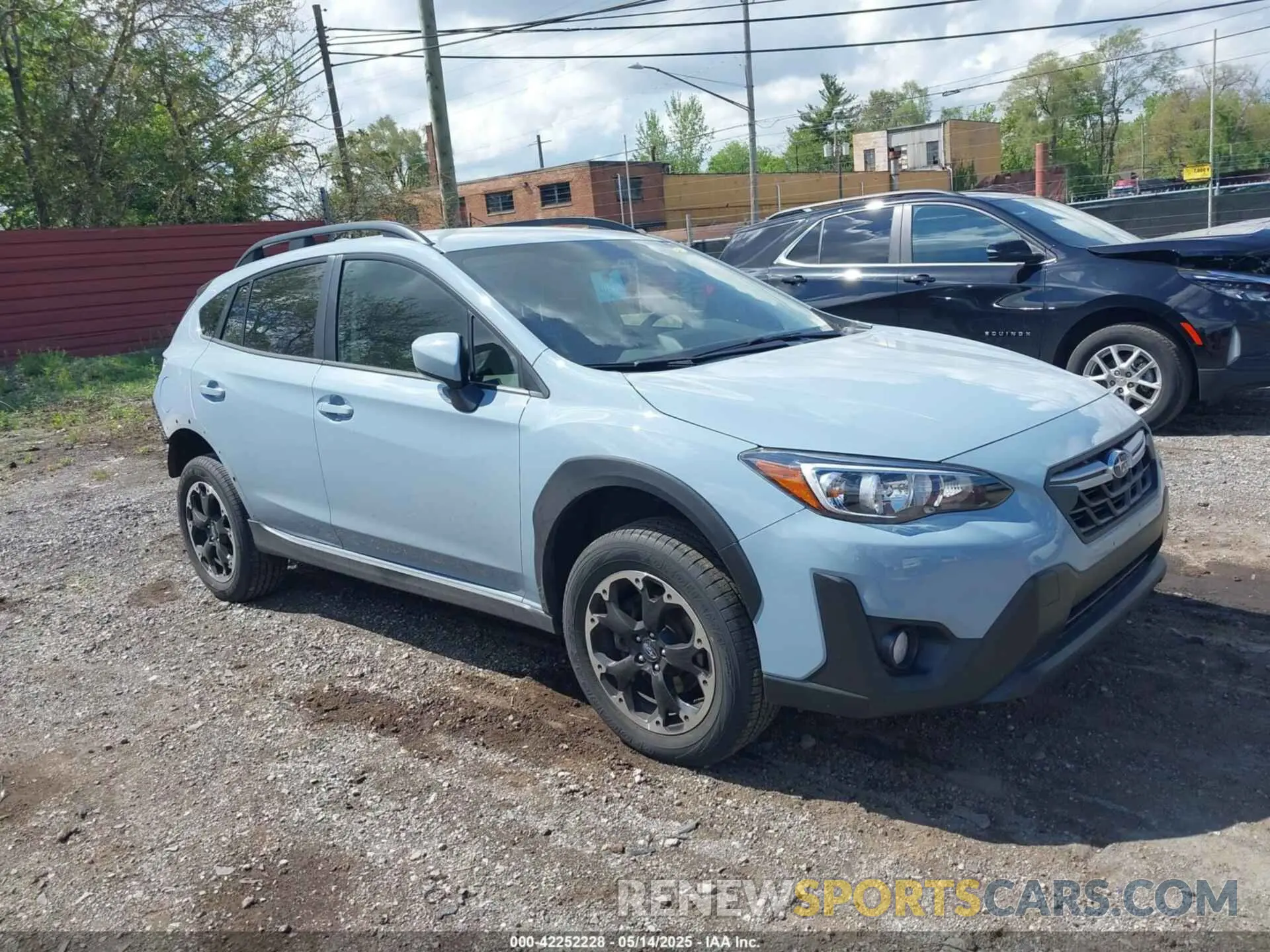 1 Photograph of a damaged car JF2GTACCXMG667612 SUBARU CROSSTREK 2021
