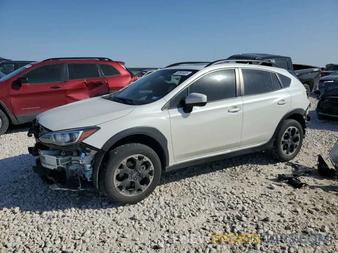 1 Photograph of a damaged car JF2GTAEC1MH218598 SUBARU CROSSTREK 2021