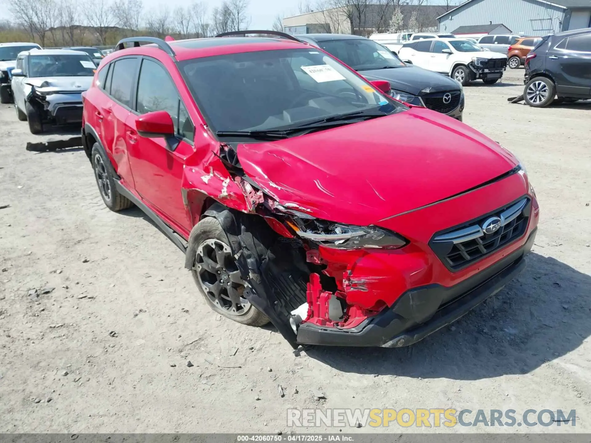 1 Photograph of a damaged car JF2GTAEC2M8260259 SUBARU CROSSTREK 2021