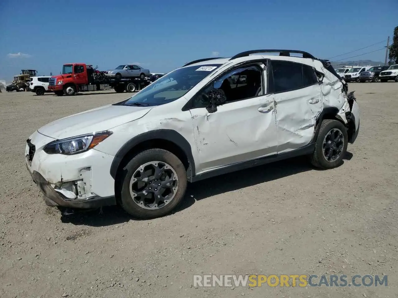 1 Photograph of a damaged car JF2GTAEC4M8675180 SUBARU CROSSTREK 2021