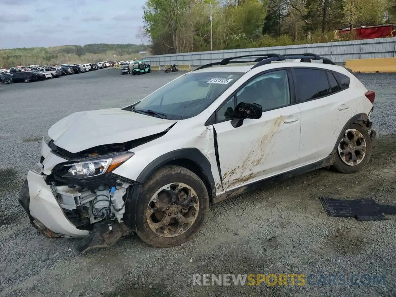 1 Photograph of a damaged car JF2GTAEC4MH375753 SUBARU CROSSTREK 2021