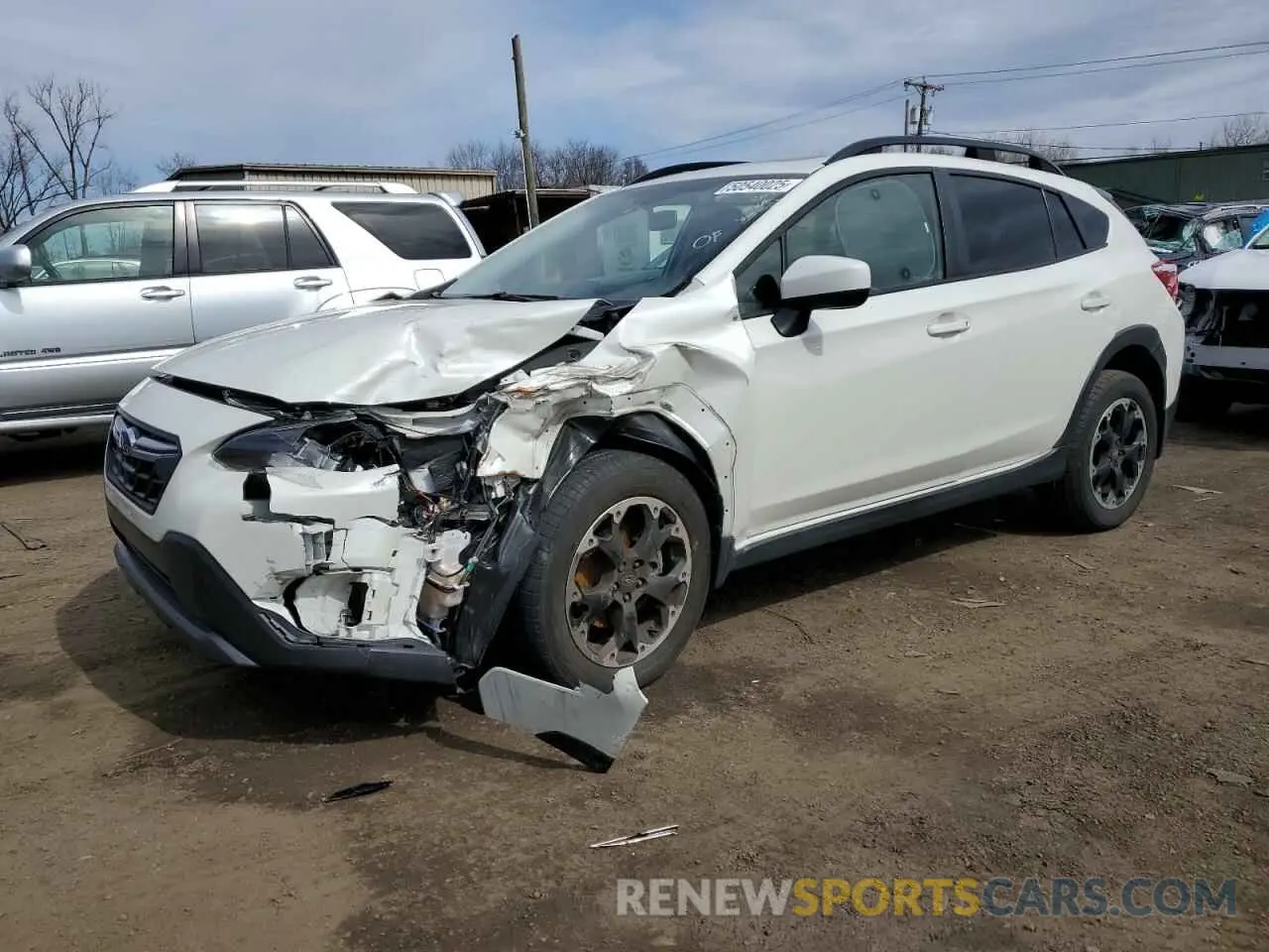 1 Photograph of a damaged car JF2GTAEC7M8241125 SUBARU CROSSTREK 2021