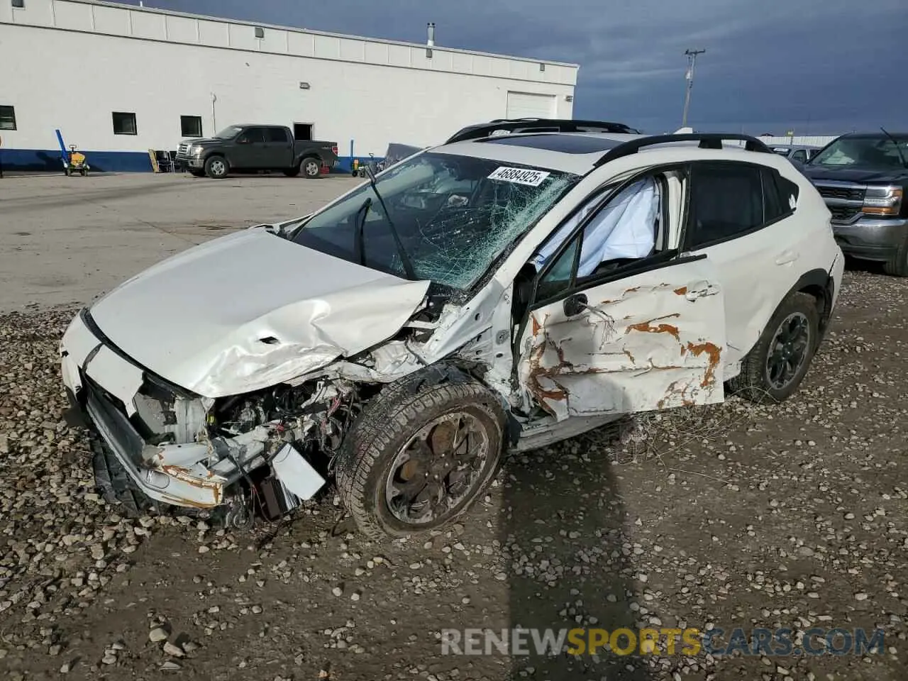 1 Photograph of a damaged car JF2GTAEC7MH657045 SUBARU CROSSTREK 2021