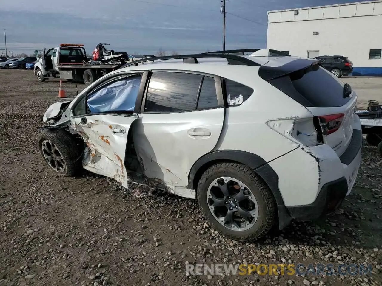 2 Photograph of a damaged car JF2GTAEC7MH657045 SUBARU CROSSTREK 2021