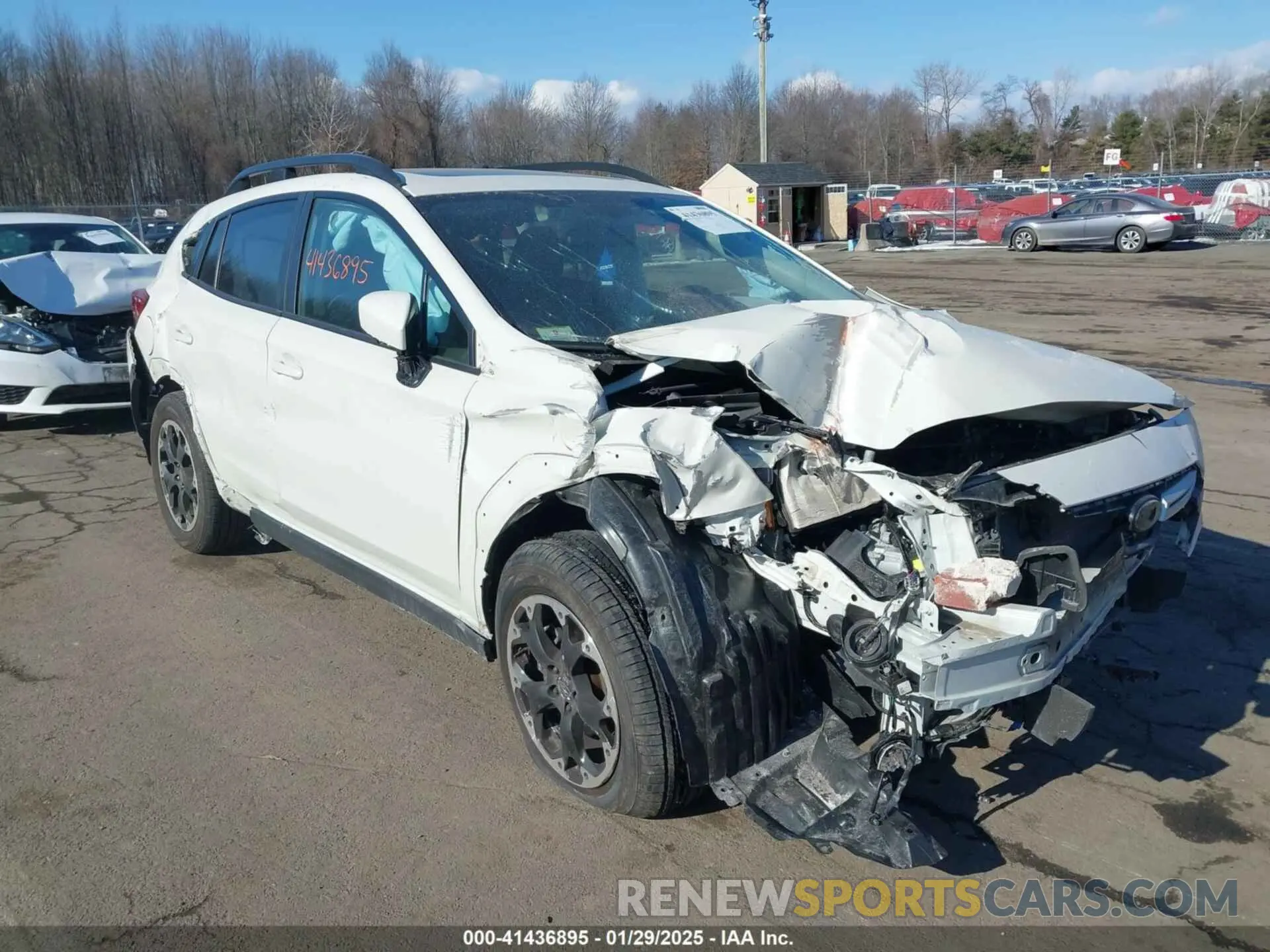 1 Photograph of a damaged car JF2GTAEC9M8381564 SUBARU CROSSTREK 2021