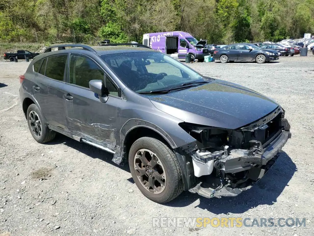 4 Photograph of a damaged car JF2GTAECXM8264754 SUBARU CROSSTREK 2021