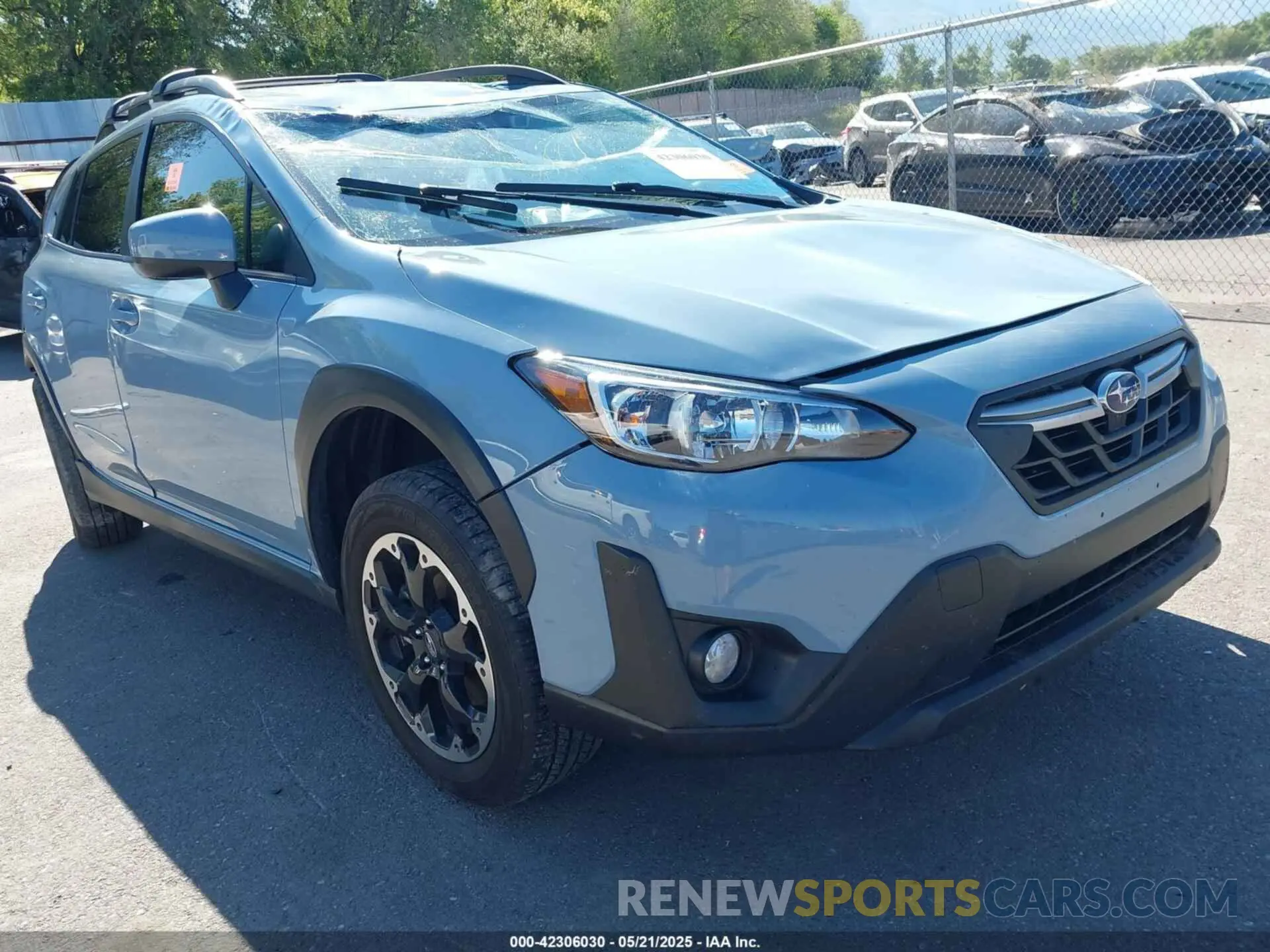 1 Photograph of a damaged car JF2GTAPC0M8676727 SUBARU CROSSTREK 2021
