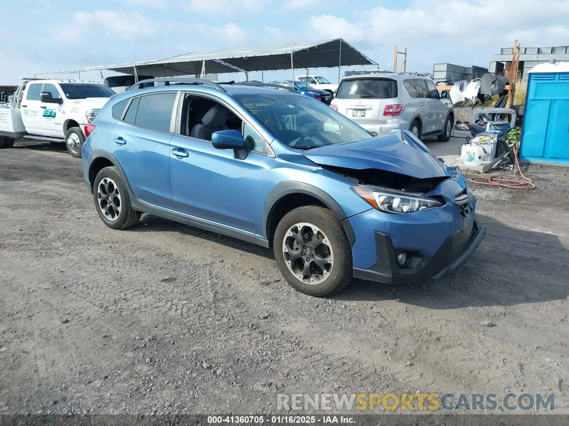 1 Photograph of a damaged car JF2GTAPC0MH345887 SUBARU CROSSTREK 2021
