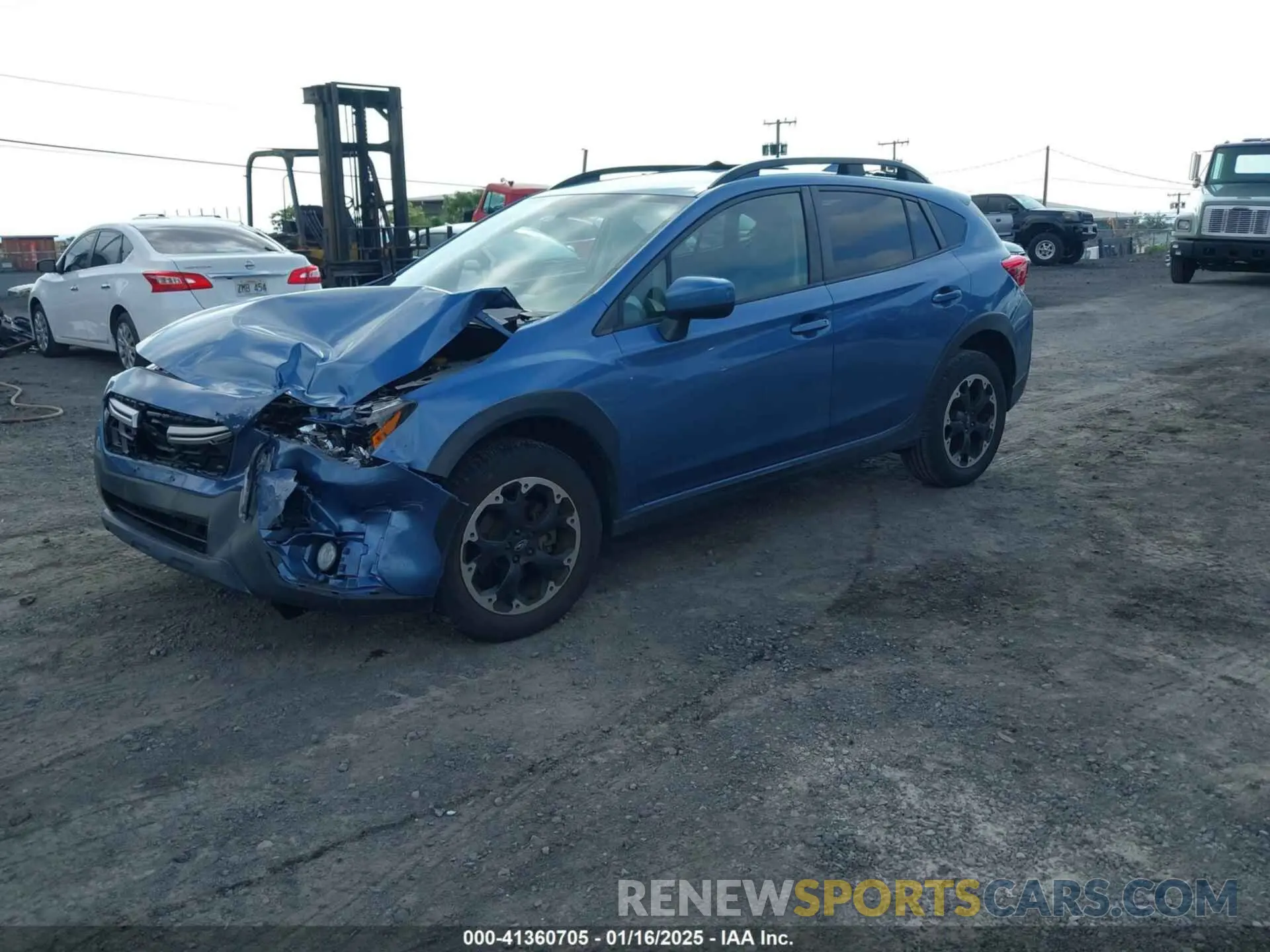 2 Photograph of a damaged car JF2GTAPC0MH345887 SUBARU CROSSTREK 2021