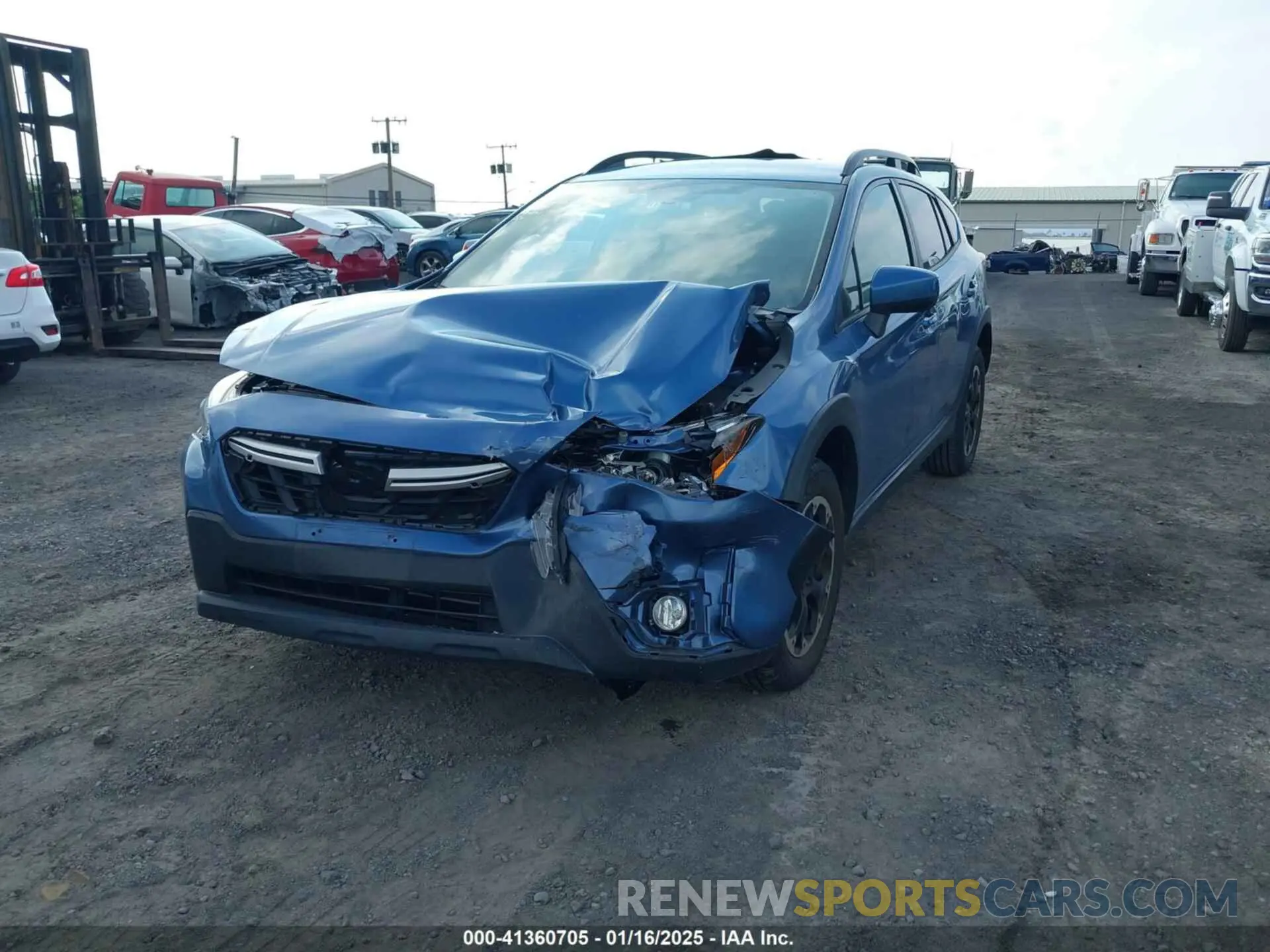 6 Photograph of a damaged car JF2GTAPC0MH345887 SUBARU CROSSTREK 2021
