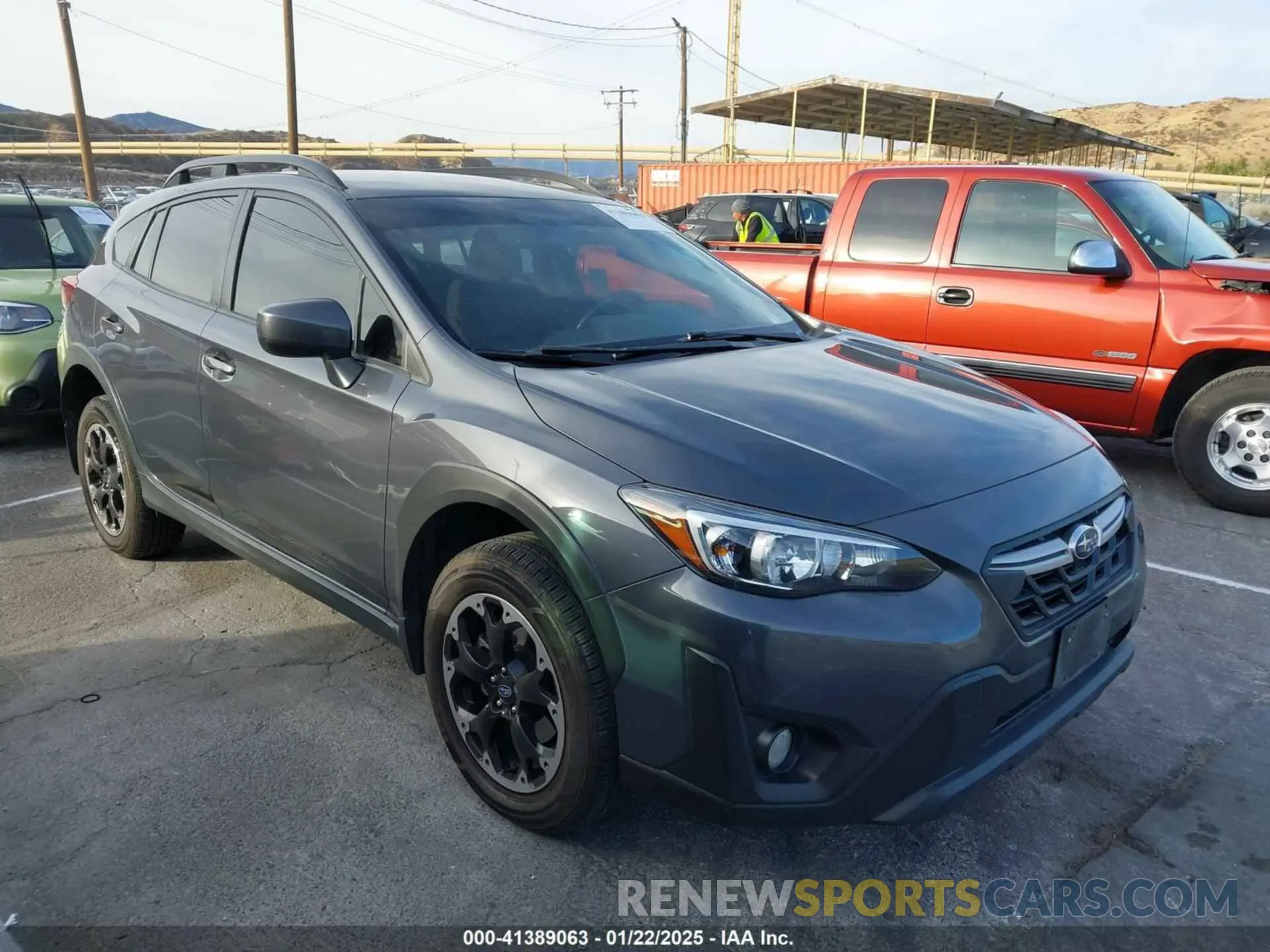 1 Photograph of a damaged car JF2GTAPC1M8355876 SUBARU CROSSTREK 2021