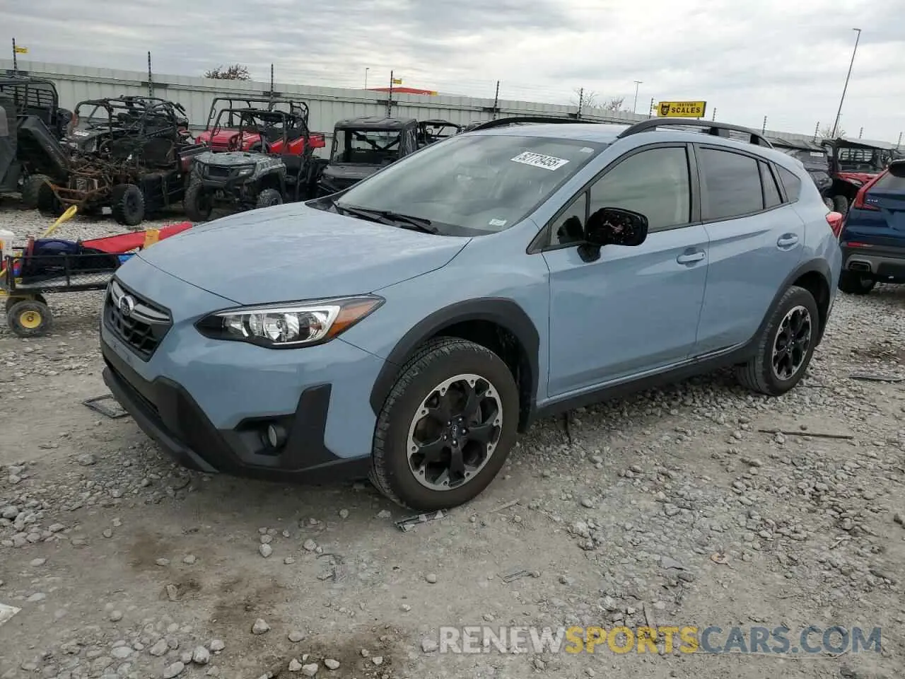 1 Photograph of a damaged car JF2GTAPC3M8236355 SUBARU CROSSTREK 2021