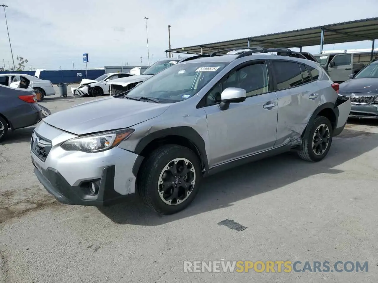 1 Photograph of a damaged car JF2GTAPC3M8372405 SUBARU CROSSTREK 2021
